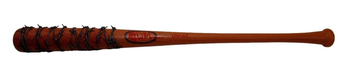 Jeffrey Dean Morgan Negan Signed Lucille Replica Bat - The Walking Dead (JSA 9432): Jeffrey Dean Morgan Negan Signed Lucille Replica Bat - The Walking Dead (JSA 9432) Own a piece of The Walking Dead history with this authentic replica of Negan's infamous Lucille bat, signed by the ma