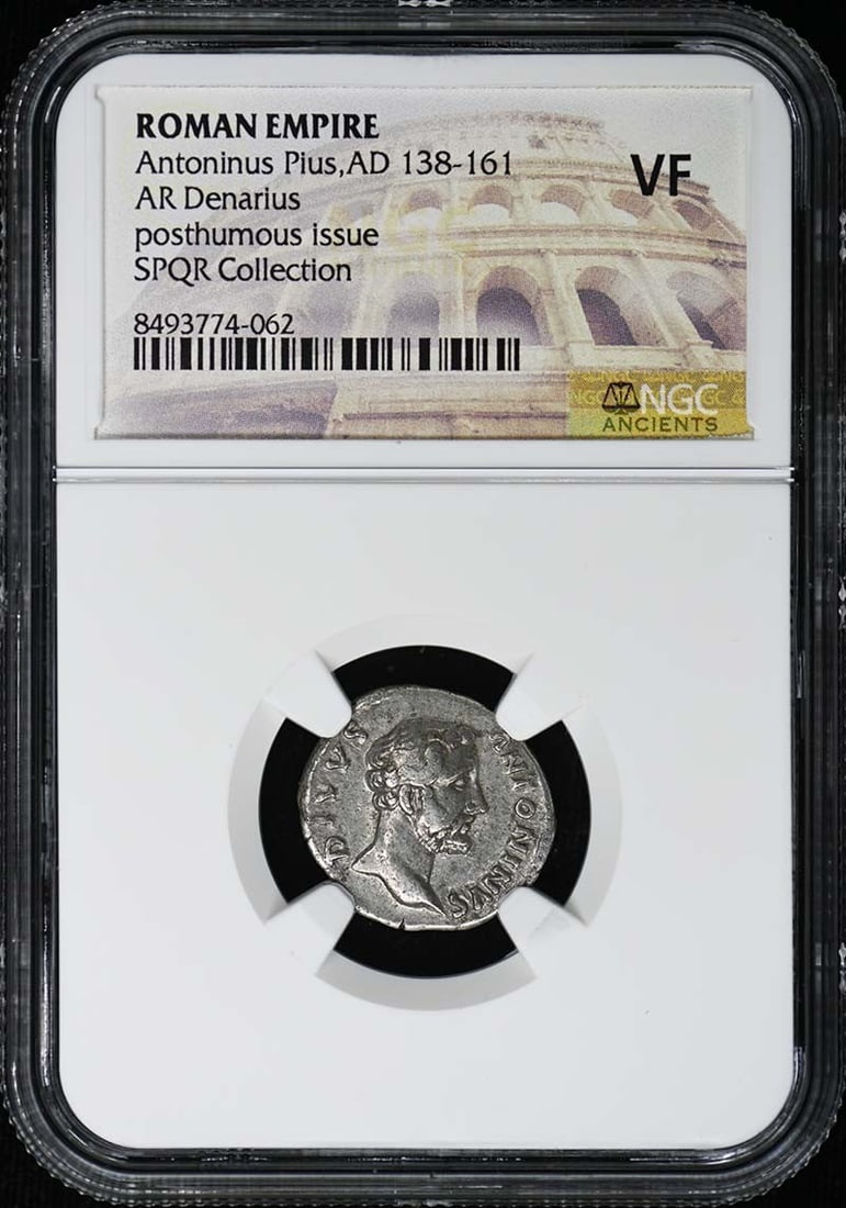 Roman Empire Antoninus Pius AD 138-161 Ar Denarius NGC VF: Roman Empire Antoninus Pius AD 138-161 Ar Denarius NGC VF Experience the majesty of ancient Rome with this exceptional Roman Empire Antoninus Pius AD 138-161 Ar Denarius, certified by NGC and graded V