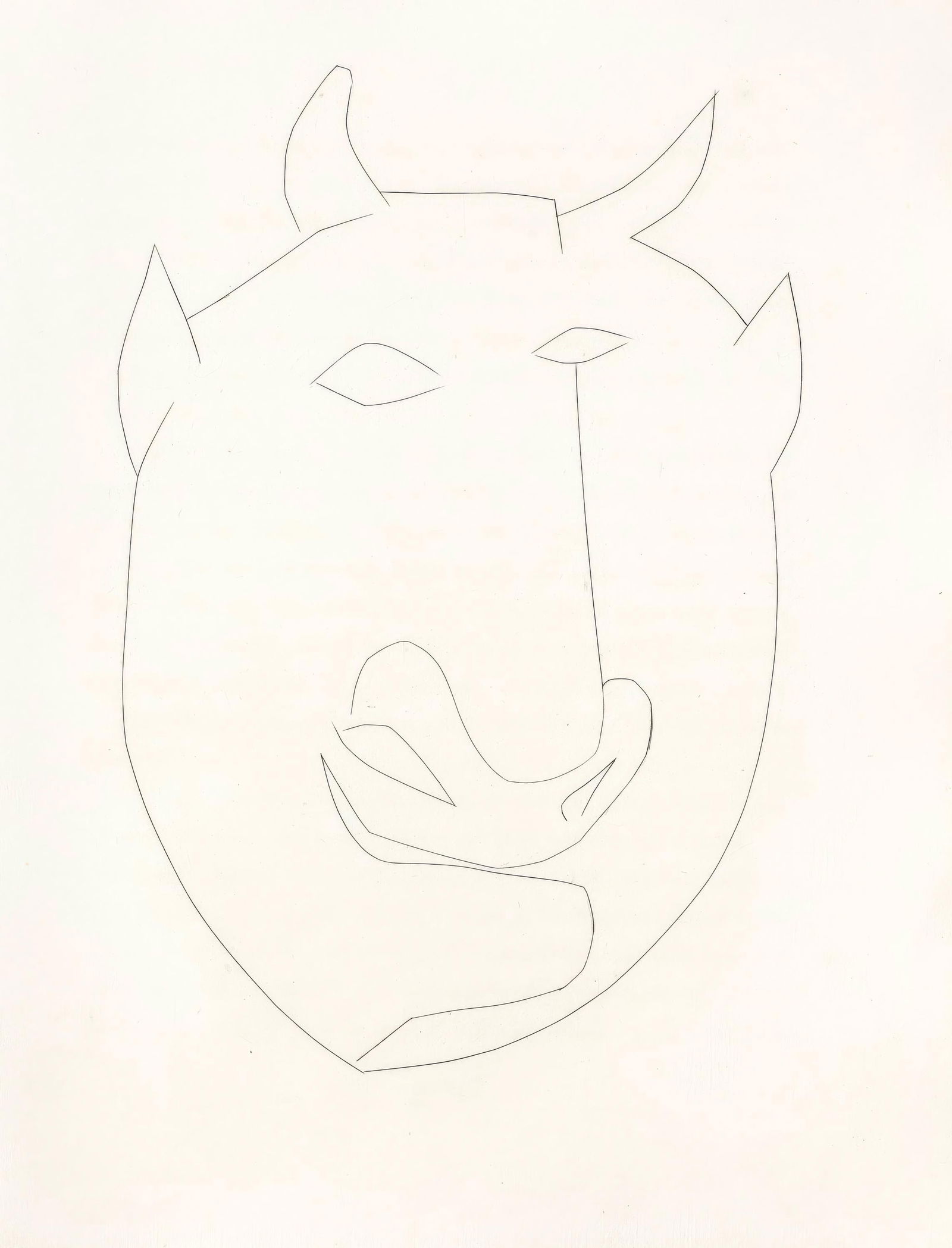 1949 - Pablo Picasso - Untitled - from Carmen - Engraving: 1949 - Pablo Picasso - Untitled - from Carmen - Engraving Experience the masterful stroke of Pablo Picasso with his 1949 engraving, Sans titre (Untitled), from the iconic folio Picasso, Carmen. This e