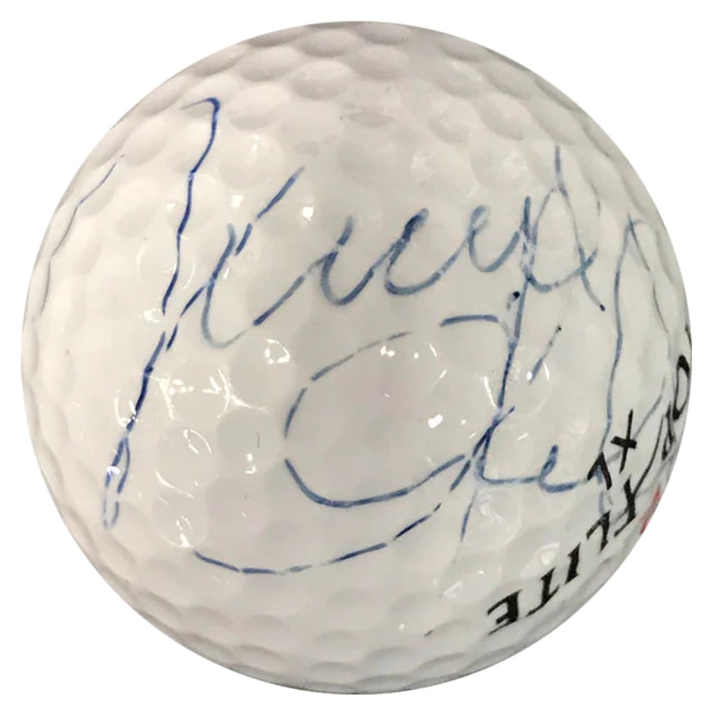 Ball Vince Gill Autographed Top Flite 2 XL Golf: Ball Vince Gill Autographed Top Flite 2 XL Golf Meet the ultimate golf ball signed by country music legend Vince Gill! This autographed Top Flite 2 XL golf ball is a rare find, boasting a vibrant blue