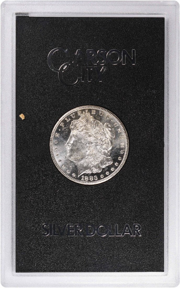 Pack 1883-CC Morgan Silver Dollar Brilliant Uncirculated GSA Holder Hard: Pack 1883-CC Morgan Silver Dollar Brilliant Uncirculated GSA Holder Hard Get ready to add a touch of American history to your collection with this stunning 1883 Morgan Silver Dollar in Brilliant Uncir