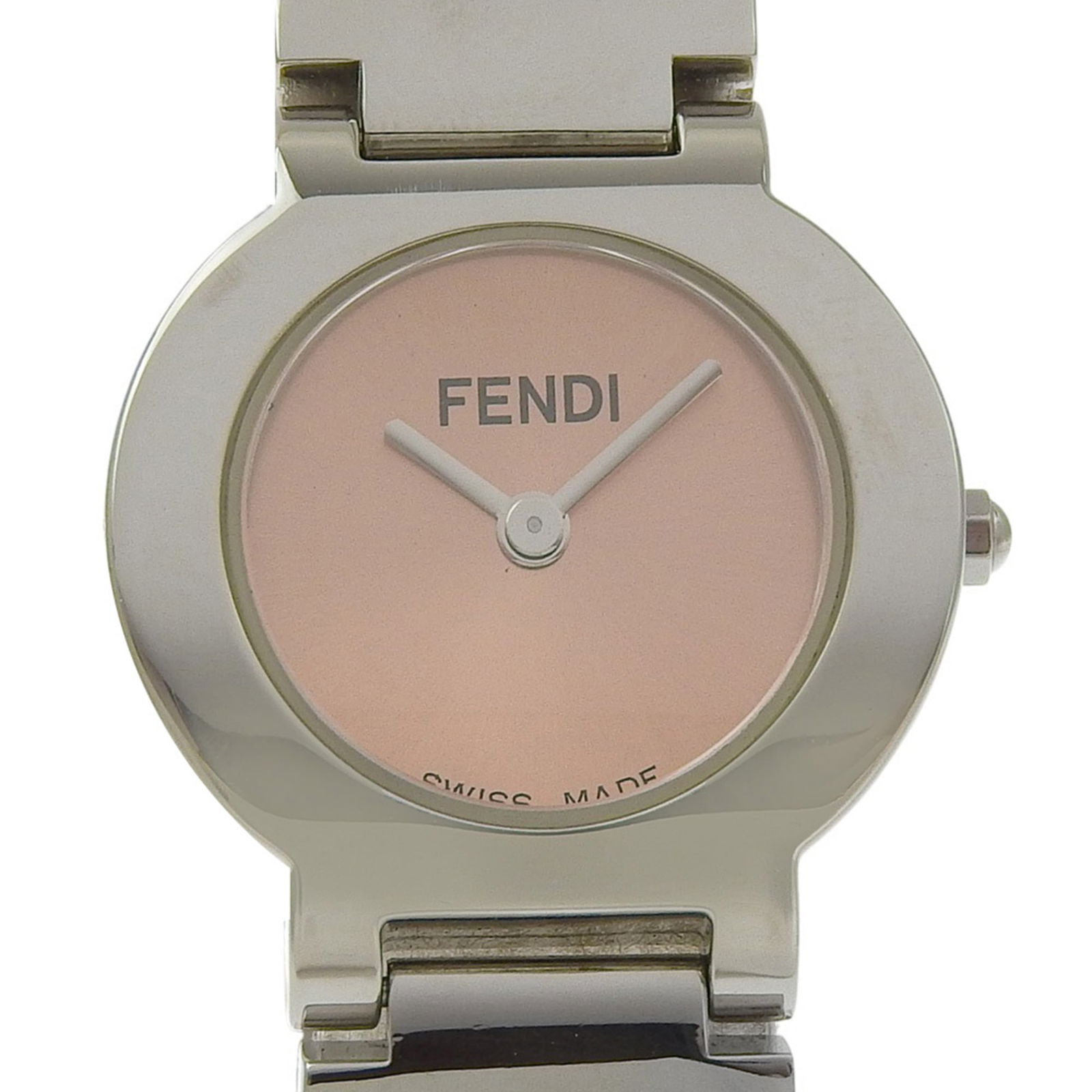 Wristwatch Fendi: Wristwatch Fendi Elevate your style with the iconic Fendi wristwatch, boasting a vibrant orange dial and sleek stainless steel design that exudes luxury. This pre-owned timepiece is not only a stateme