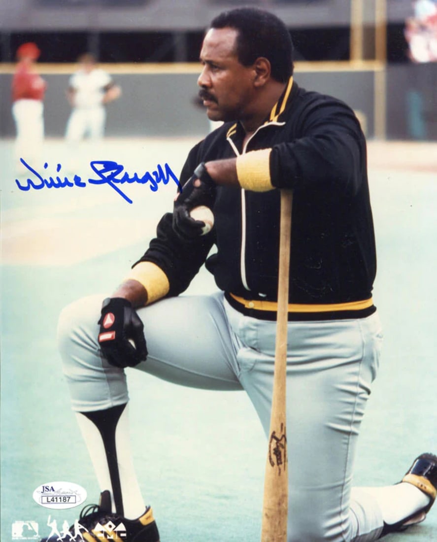 (JSA) Willie Stargell Autographed 8x10 Photo: (JSA) Willie Stargell Autographed 8x10 Photo Get ready to own a piece of baseball history with this incredible autographed 8x10 photo of the legendary Willie Stargell, signed in blue sharpie by the Ha