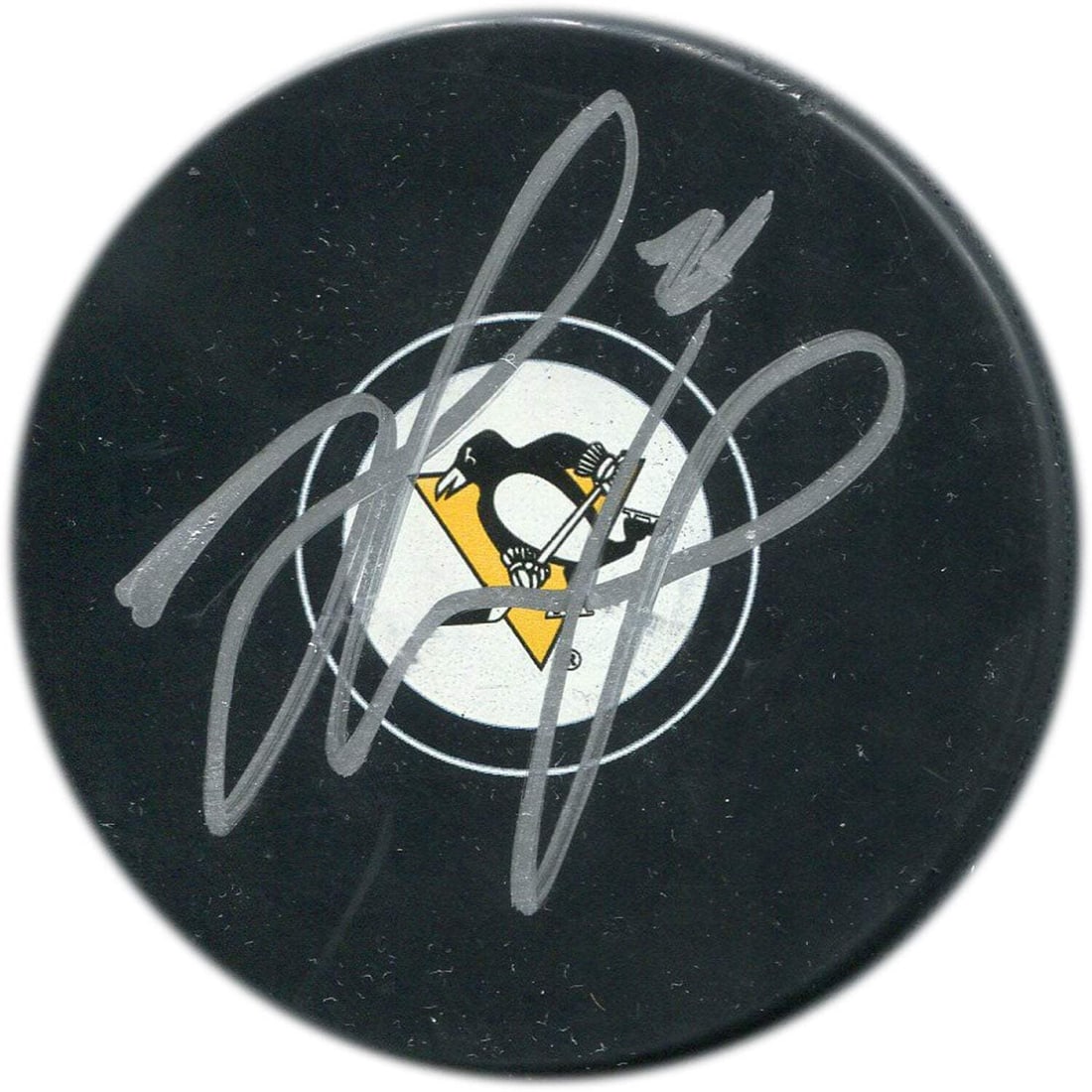 Matt Murray Autographed Penguins Puck: Matt Murray Autographed Penguins Puck Get ready to own a piece of Penguins history with this authentic Matt Murray autographed puck! Signed in silver sharpie by the star goaltender himself, this puck