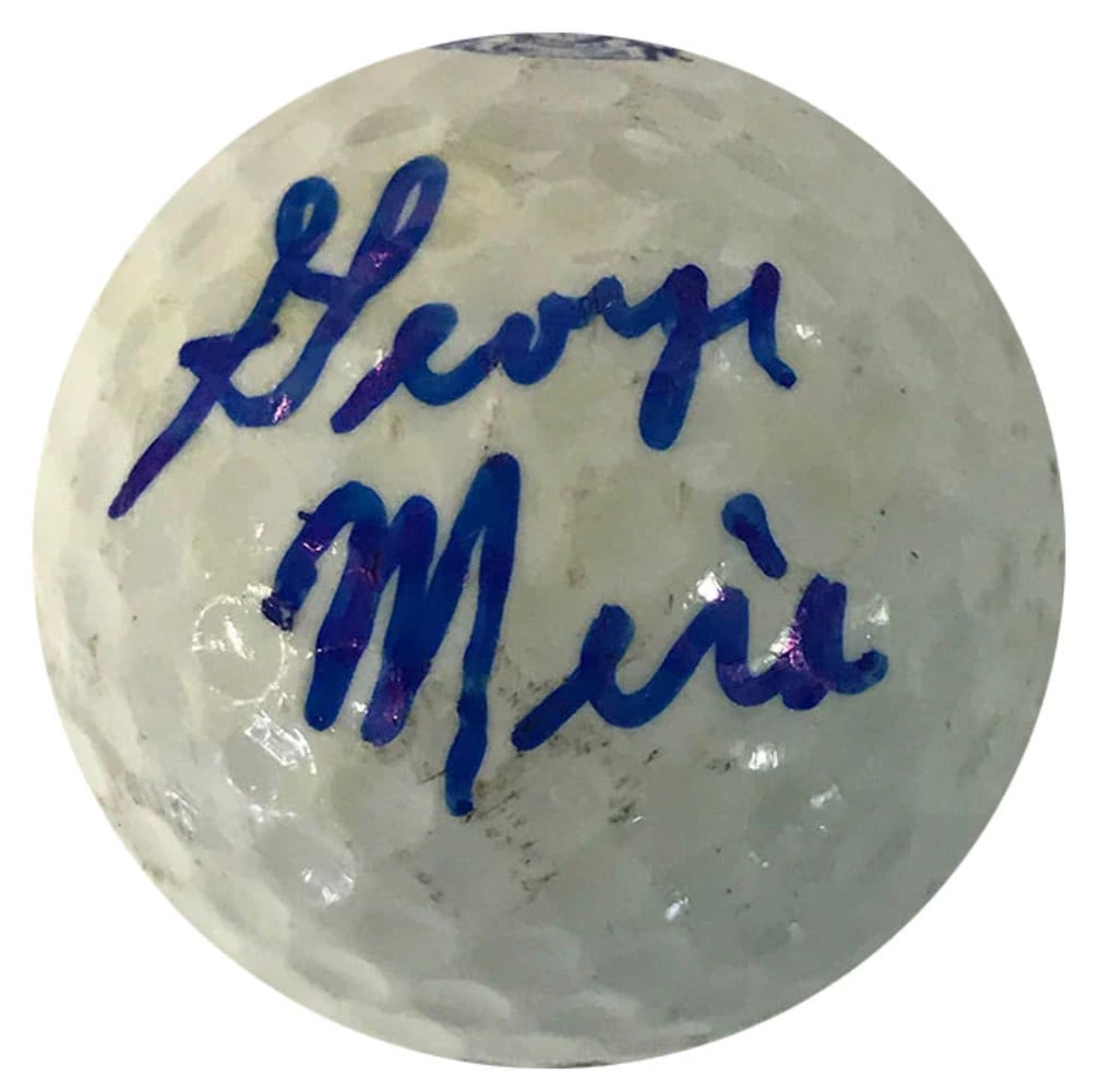 Ball George Mira Autographed Woodfield Country Club Golf: Ball George Mira Autographed Woodfield Country Club Golf Meet the ultimate collector's item for golf enthusiasts and George Mira fans alike - an autographed golf ball from the legendary NFL quarterbac