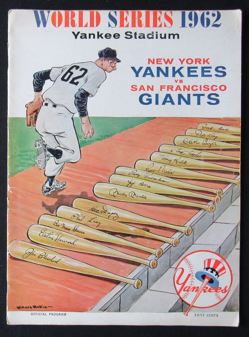 183846 1962 World Series Program New York Yankees vs. San Francisco Giants: 183846 1962 World Series Program New York Yankees vs. San Francisco Giants Get ready to relive the excitement of the 1962 World Series with this rare program from one of baseball's most iconic matchup