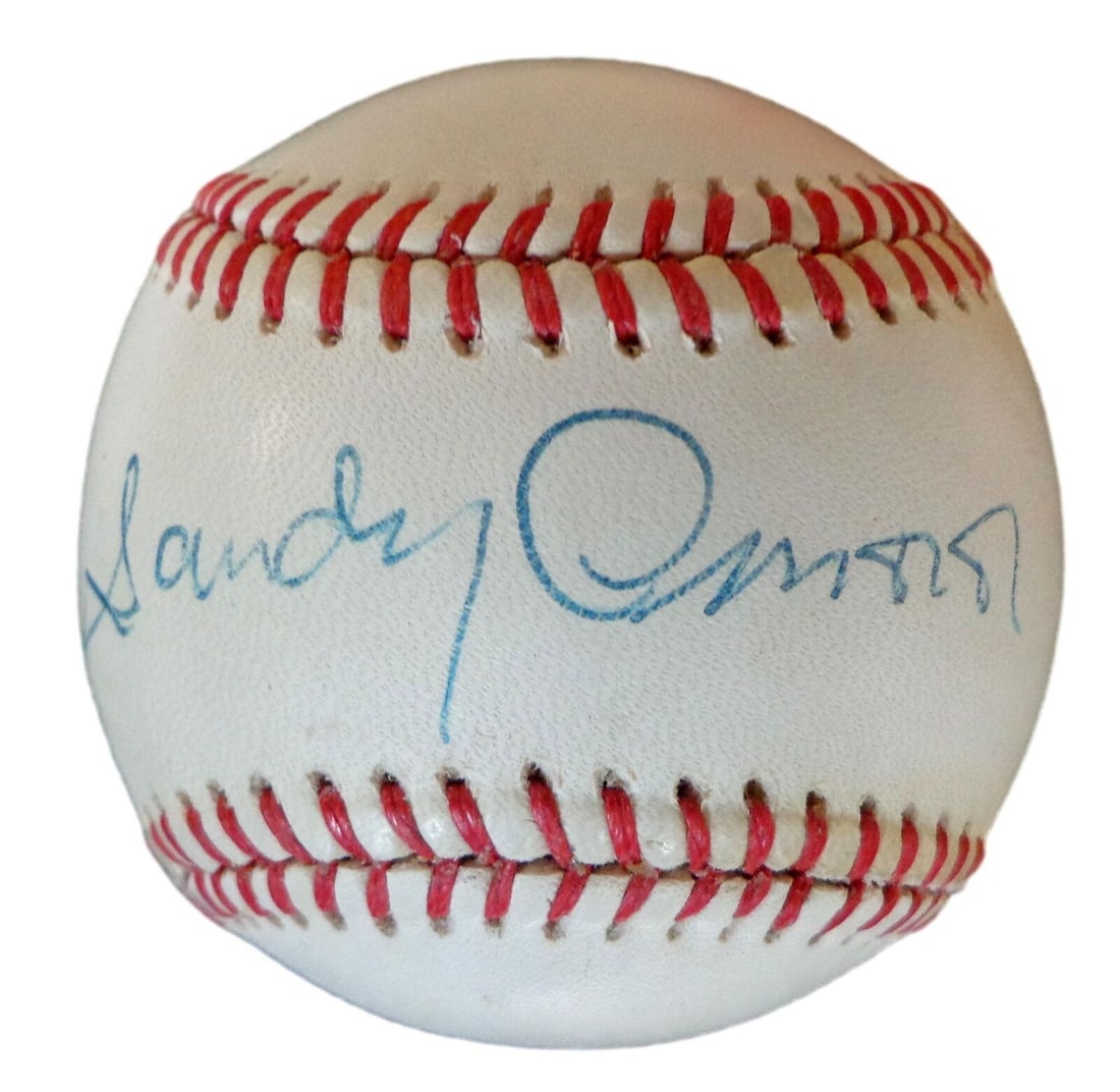 Sandy Amoros Autographed ONL Baseball - Brooklyn Dodgers (JSA 179835): Sandy Amoros Autographed ONL Baseball - Brooklyn Dodgers (JSA 179835) Own a piece of baseball history with the Sandy Amoros Autographed ONL Baseball, authenticated by the JSA (Jules Steinberg Authenti