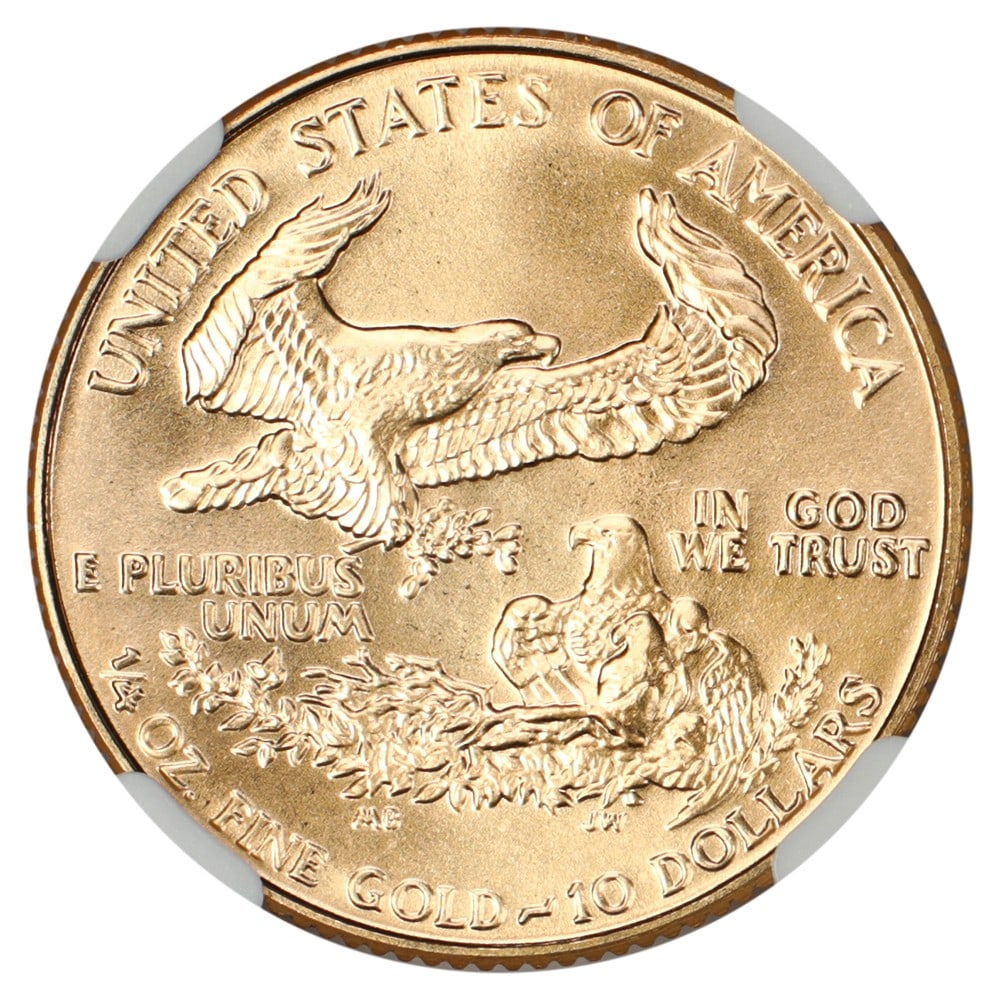 1990 $10 Gold Eagle NGC MS70 - 4