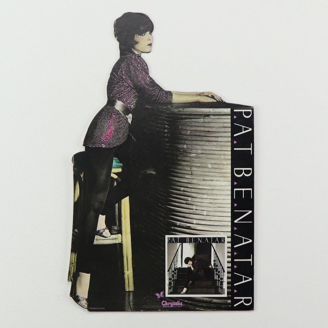 Pat Benatar - Precious Time (1981) Promo Display: Pat Benatar - Precious Time (1981) Promo Display Get ready to rock with the iconic Pat Benatar! This vintage promo display for her 1981 album Precious Time is a true collector's gem, boasting its orig