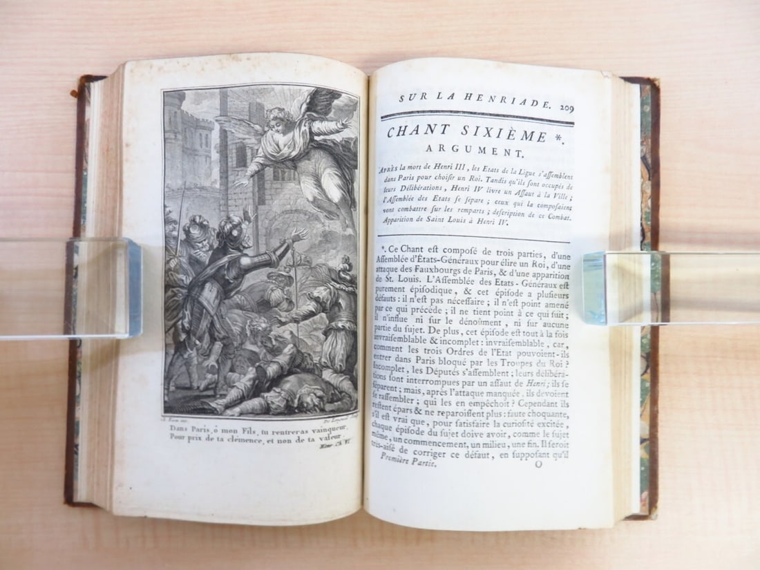 Laurent Angliviel de la Beaumelle ?Commentaire sur Henriade?1775 1st Edition: Laurent Angliviel de la Beaumelle ?Commentaire sur Henriade?1775 1st Edition Rarity seekers, rejoice! This 1775 first edition of Laurent Angliviel de la Beaumelle's ?Commentaire sur Henriade? is a tru