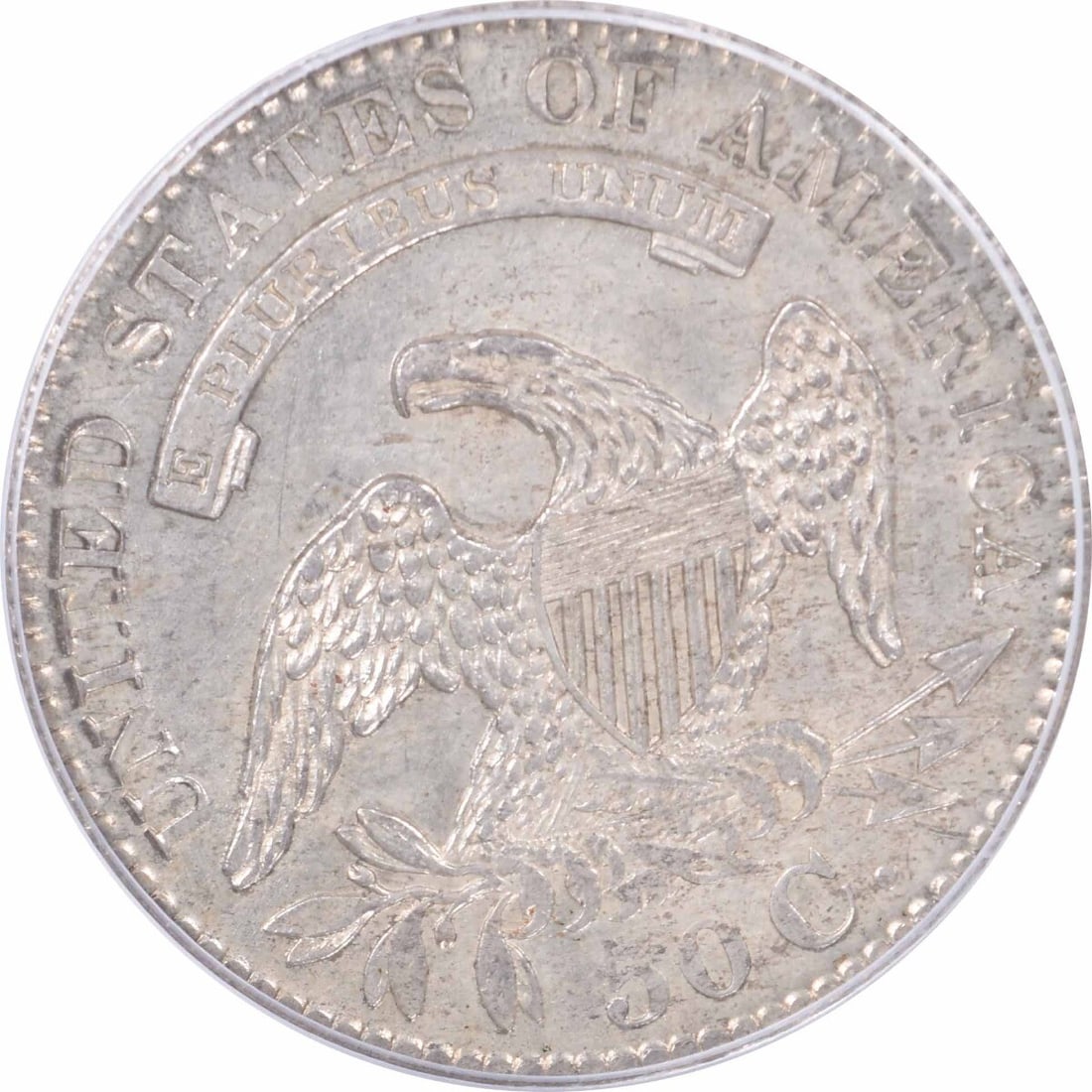 PCGS 1829 Bust Silver Half Dollar AU58 - 4