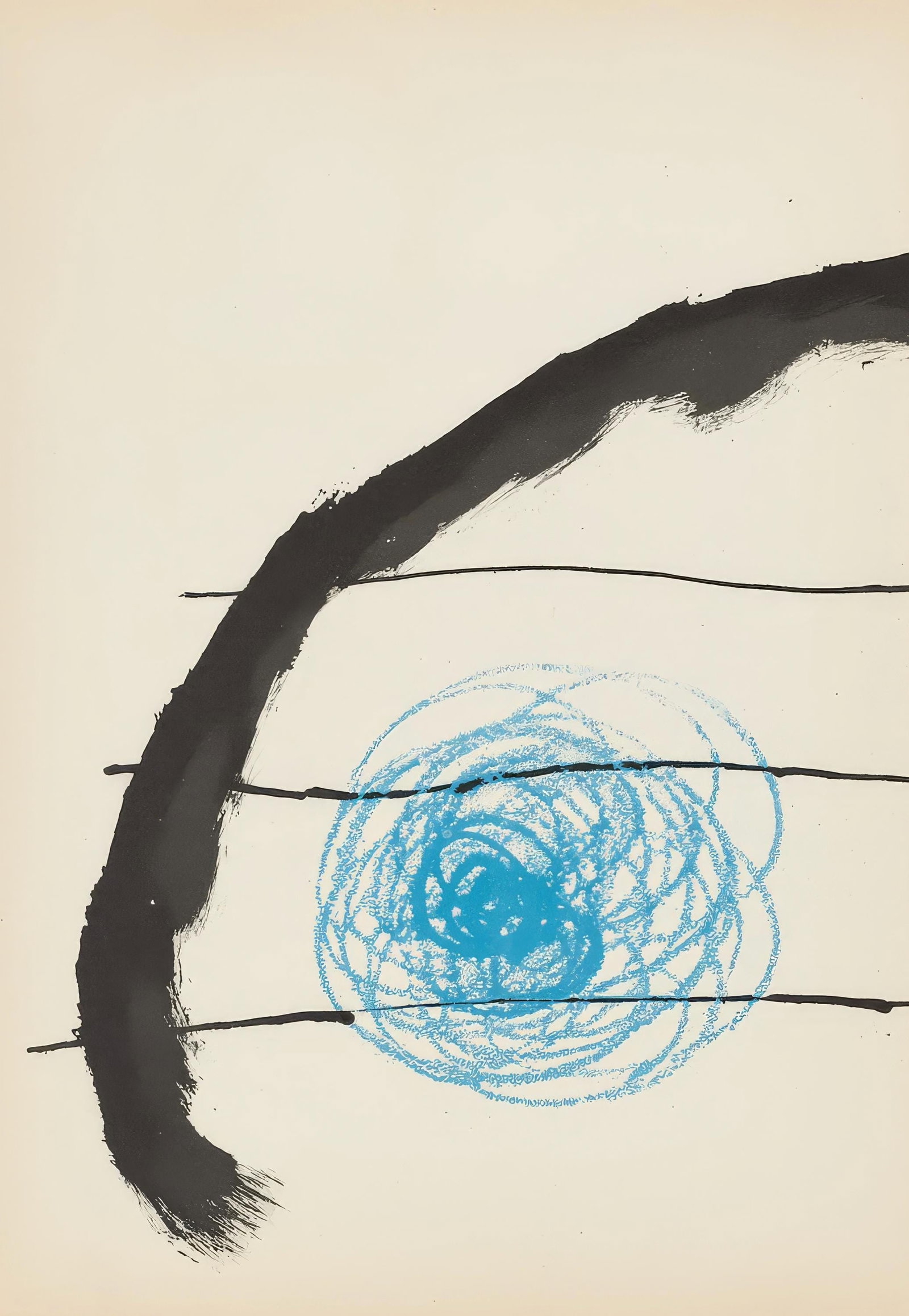 Joan Miro, Untitled, from Recent Unpublished Work, Lithograph, 1964: Joan Miro, Untitled, from Recent Unpublished Work, Lithograph, 1964 Experience the poetic visual language of Joan Miro in this exquisite lithograph, Sans titre (Untitled), created in 1964. Printed by