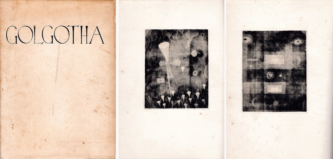 1953 Tetsuro Komai Japan A Collection of Poems Limited 50 Copperplate Engraving: 1953 Tetsuro Komai Japan A Collection of Poems Limited 50 Copperplate Engraving A rare and exquisite piece of Japanese art, this 1953 copperplate engraving by Tetsuro Komai is a stunning collection of