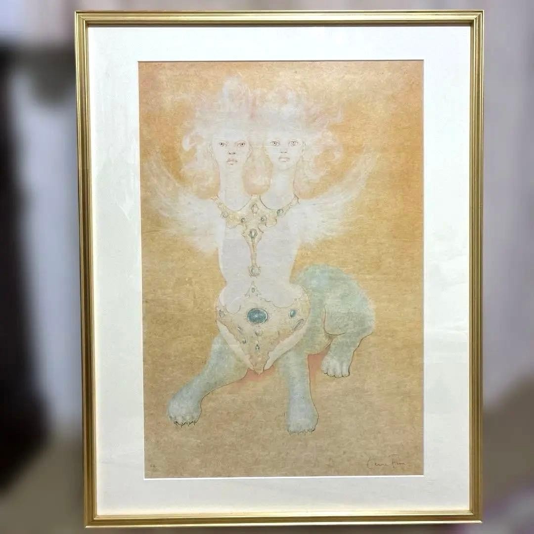 Print Leonor Fini SPHINX Lithograph Signed ED EA Framed Rare Collectible Art: Print Leonor Fini SPHINX Lithograph Signed ED EA Framed Rare Collectible Art Experience the mystique of Leonor Fini's iconic SPHINX lithograph, crafted in Japan and signed by the artist herself. This