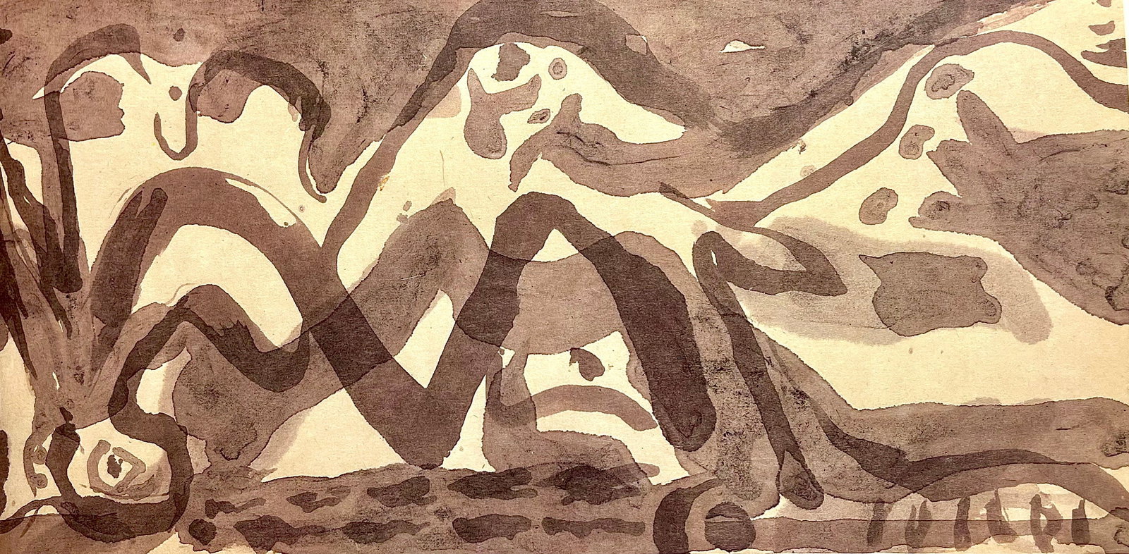 Jackson Pollock, Composition, The Last Sketchbook, Lithograph: Jackson Pollock, Composition, The Last Sketchbook, Lithograph A rare and unique opportunity to own a piece of art history, Jackson Pollock's Composition from The Last Sketchbook lithograph is a stunni