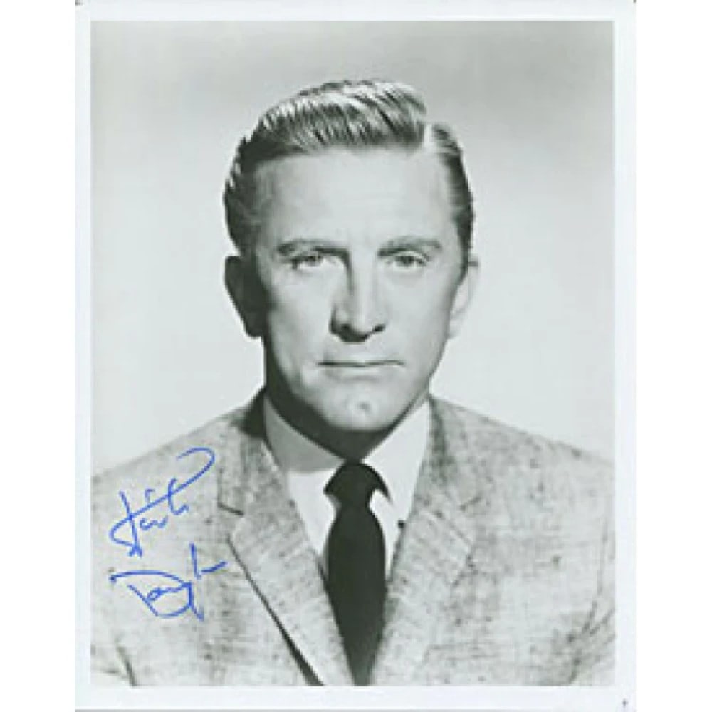 Kirk Douglas Signed 8x10 Photo: Kirk Douglas Signed 8x10 Photo Meet the iconic Kirk Douglas, captured in a rare and authentic 8x10 photo signed by the legendary actor himself. This stunning piece of Hollywood history is a must-have