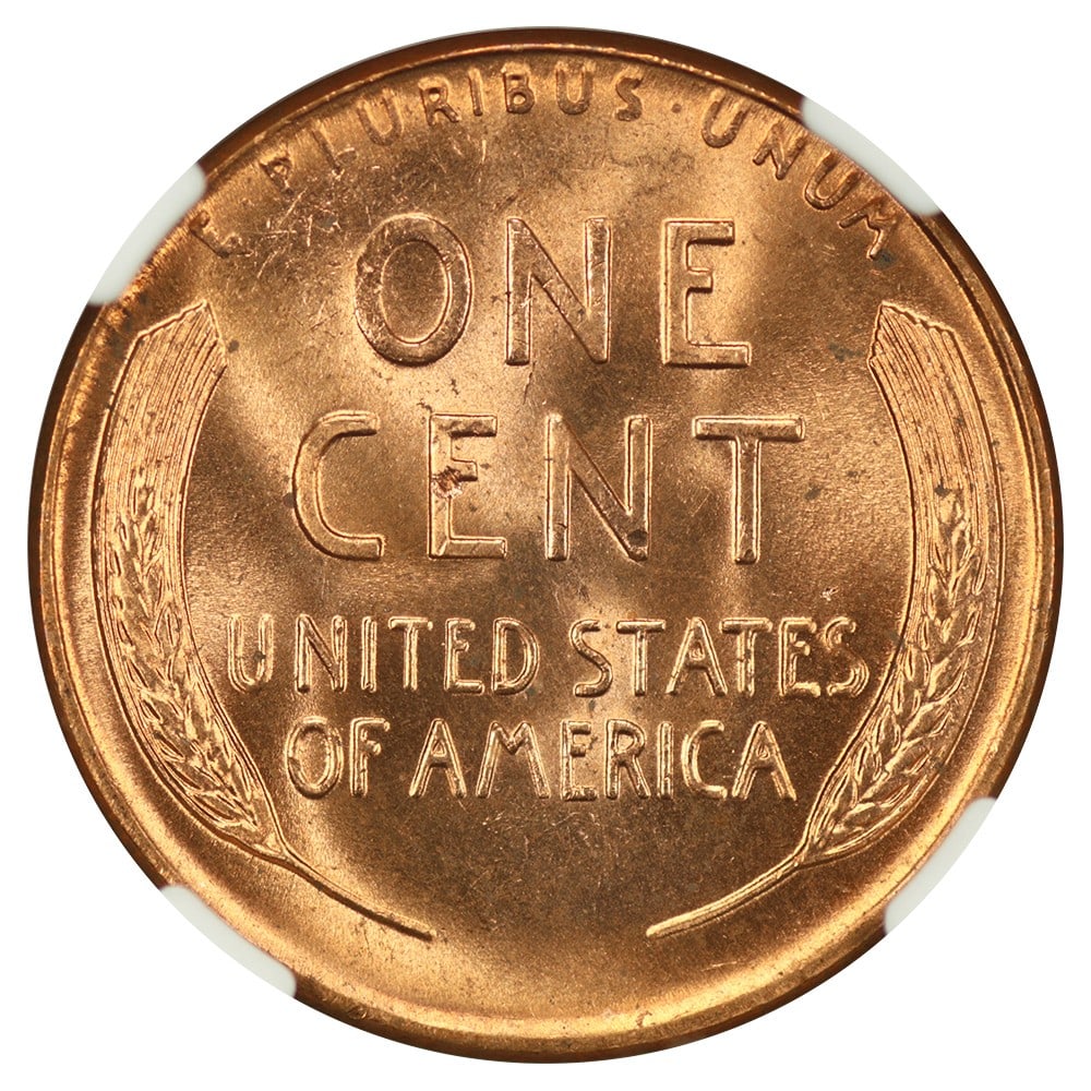 MS67RD 1956-D 1C NGC - 4