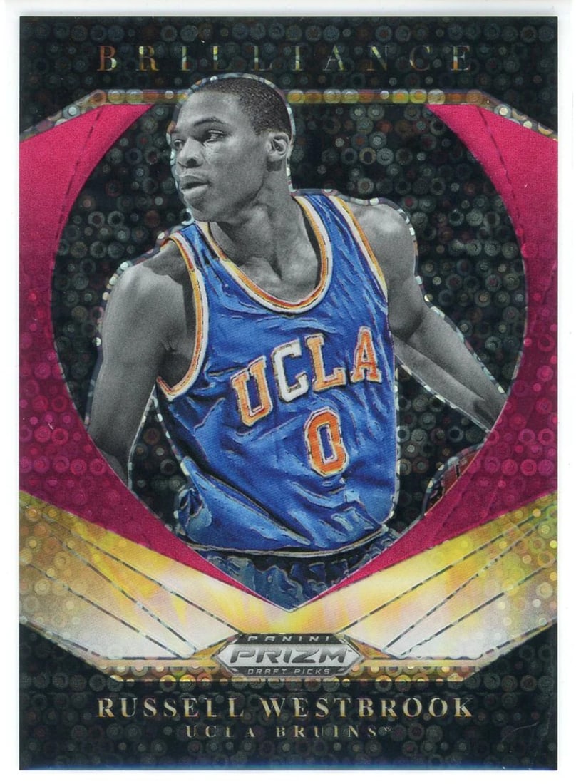 #18 Russell Westbrook 2021 Panini Prizm Draft Picks Brilliance Prizm Card: #18 Russell Westbrook 2021 Panini Prizm Draft Picks Brilliance Prizm Card Get ready to elevate your NBA collection with the highly sought-after #18 Russell Westbrook 2021 Panini Prizm Draft Picks Bril