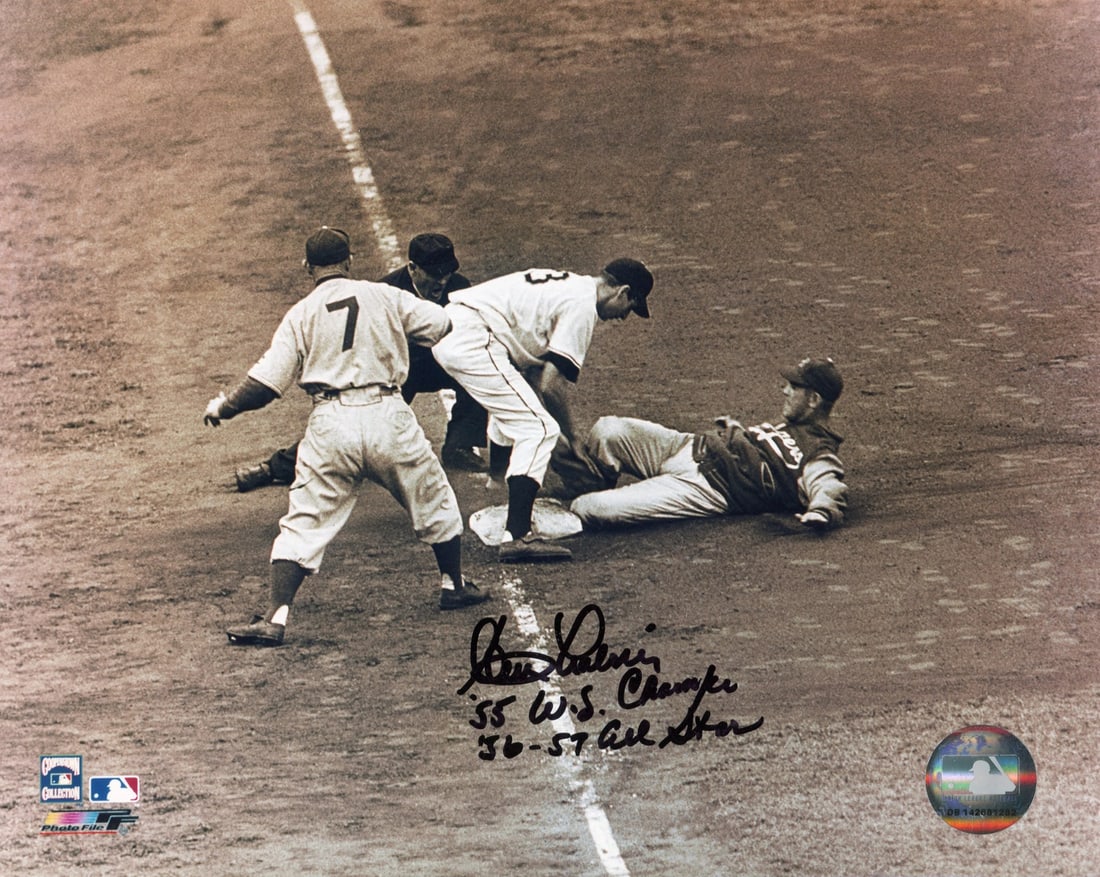 Photo Clem Labine Autographed 8x10: Photo Clem Labine Autographed 8x10 Meet the iconic Clem Labine, Brooklyn Dodgers legend and 1955 World Series champion! This rare autographed 8x10 photo showcases Labine's sharpie signature across the