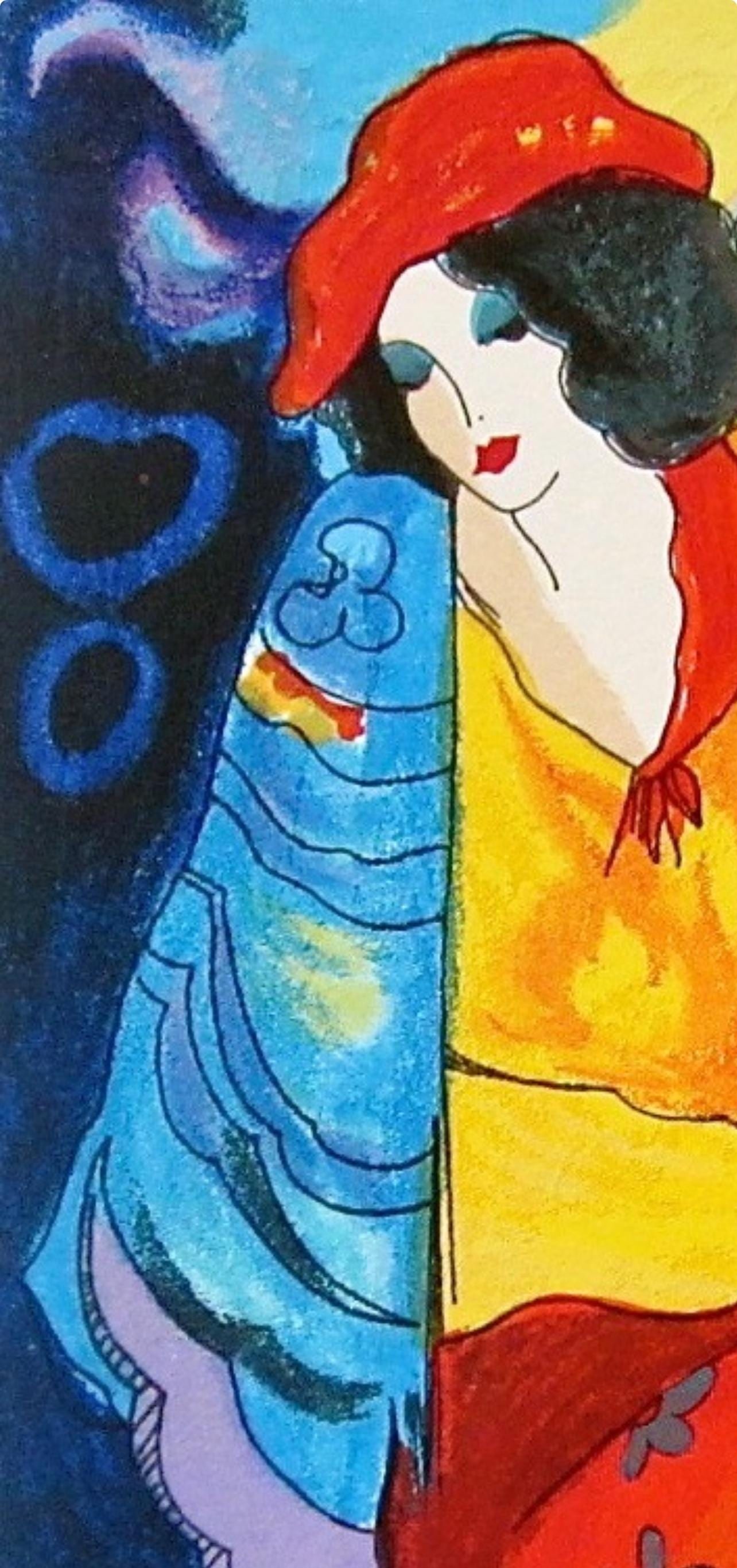 Tarkay, Itzchak - Blue Mood (Signed Silkscreen) - 4