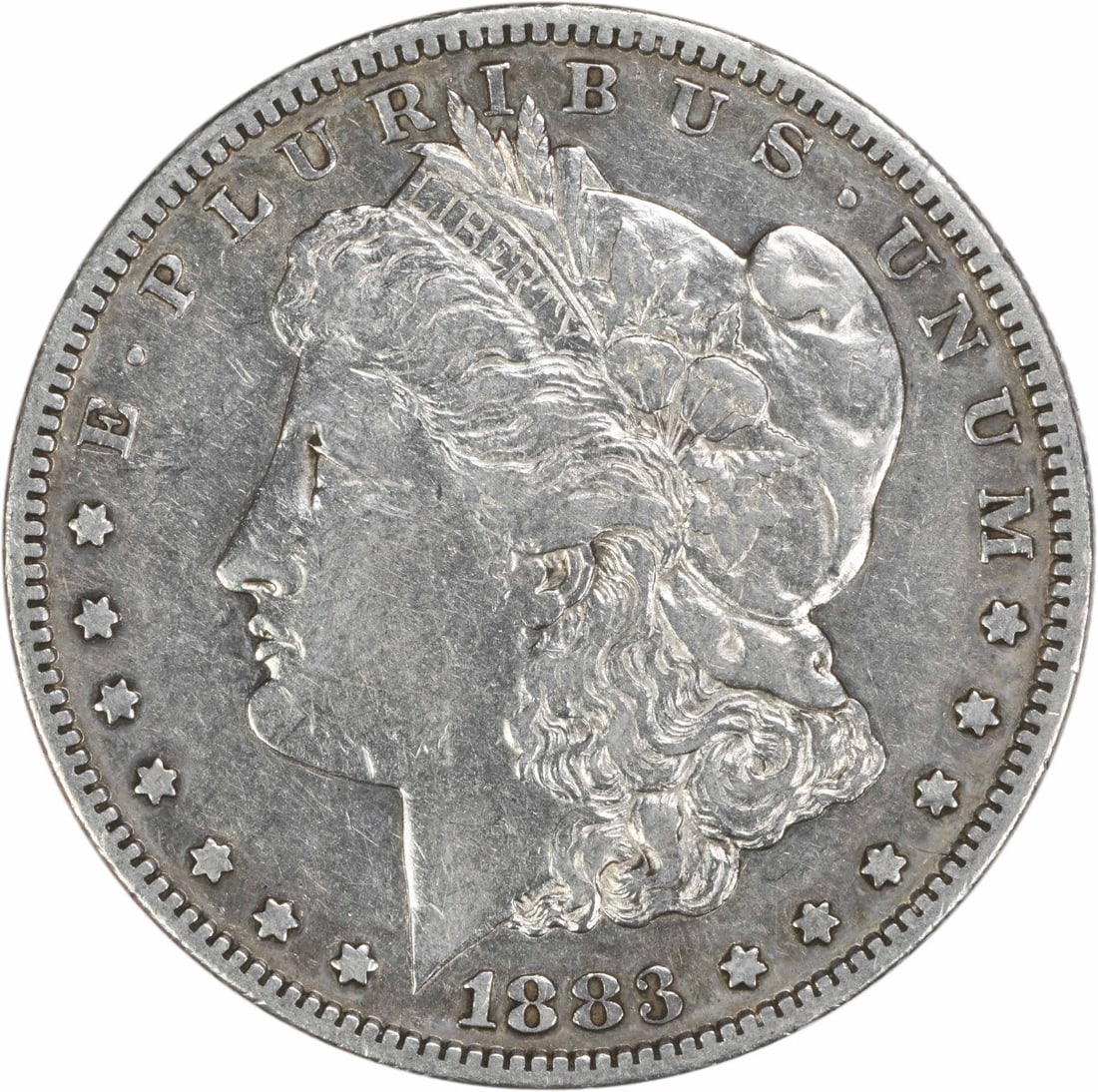 Uncertified 1883-S Morgan Silver Dollar EF: Uncertified 1883-S Morgan Silver Dollar EF Experience the charm of the 1883-S Morgan Silver Dollar, a rare and highly sought-after coin from the San Francisco Mint. With its stunning EF grade and