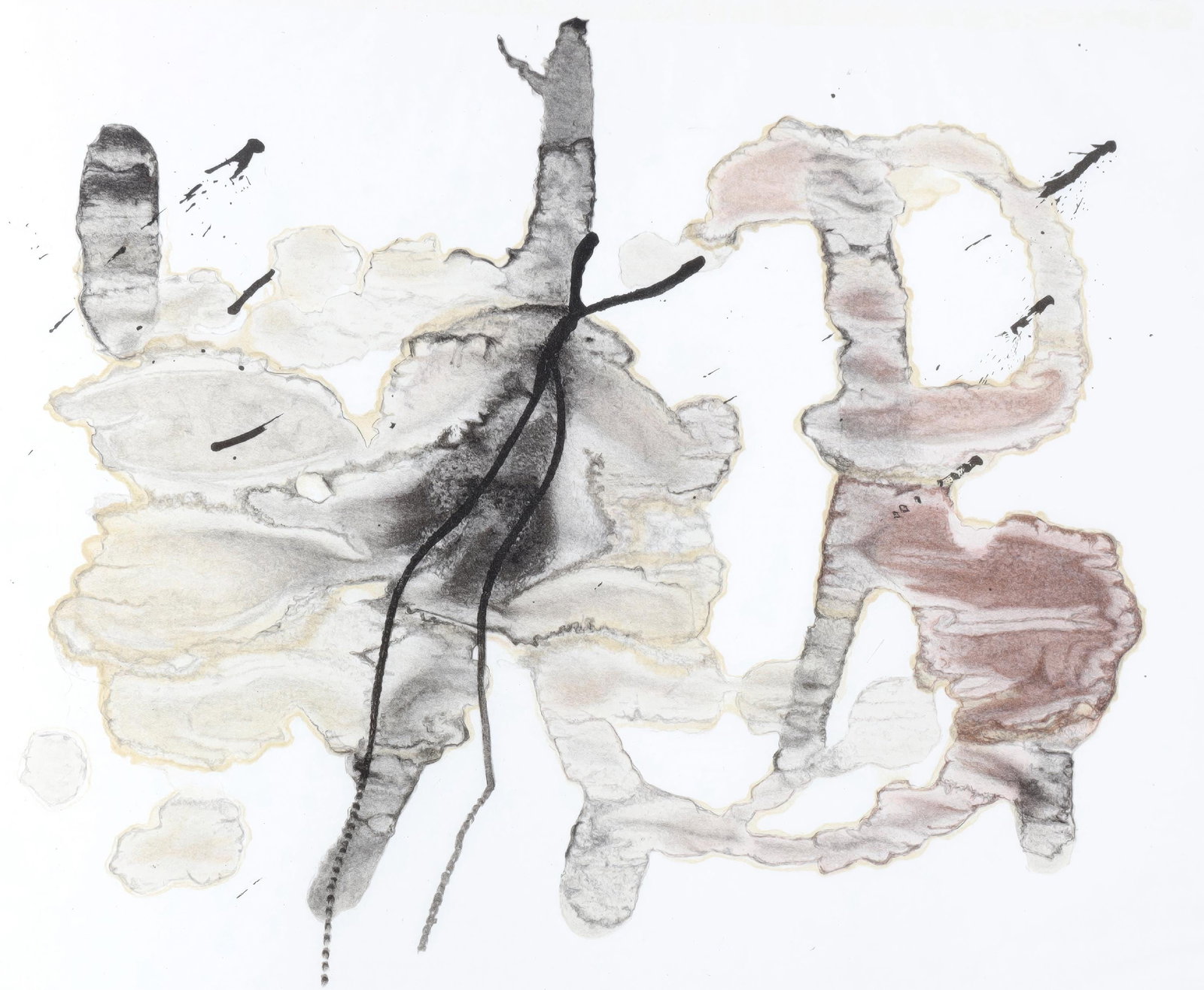 Miro Joan, Untitled (Trace on the Water), Lithograph, 1963: Miro Joan, Untitled (Trace on the Water), Lithograph, 1963 Experience the poetic universe of Joan Miro with this exquisite lithograph, Sans titre (Untitled), from his 1963 album Trace sur l'eau. Print