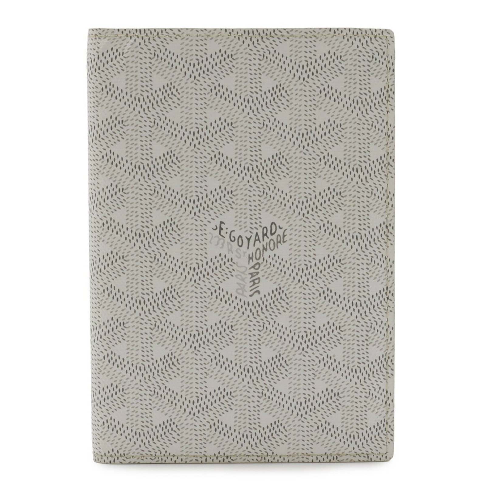 Goyard leather coated canvas passport cover (1 of 10)