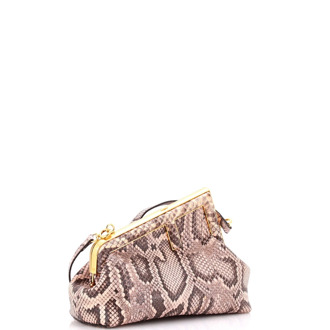 Fendi First is a small python bag. - 2
