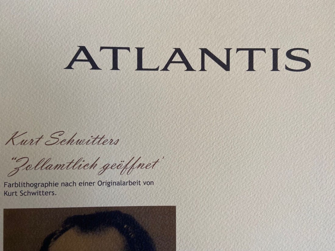 Kurt Schwitters lithograph - 10