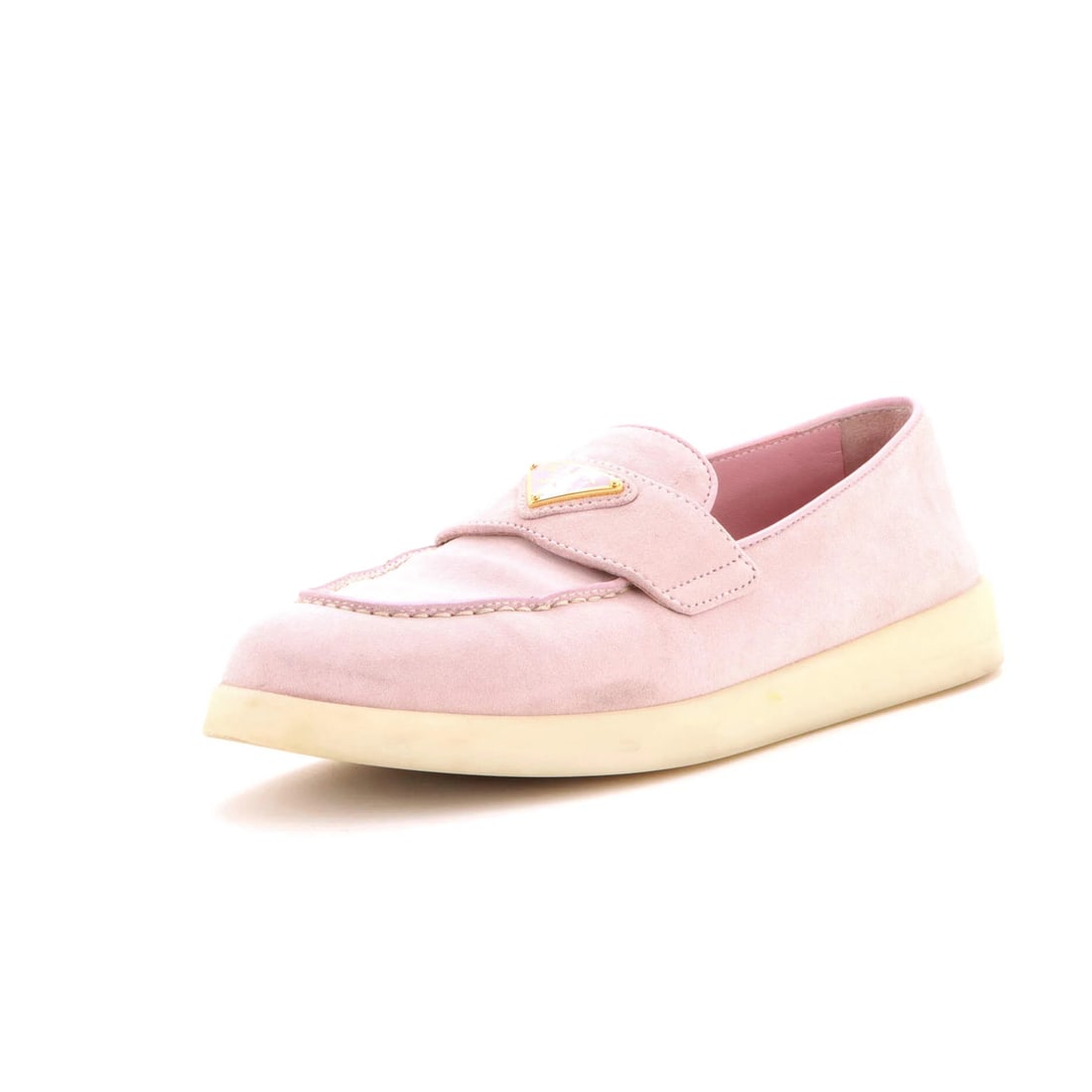 Prada Women's Saint Tropez Loafers Suede (1 of 6)