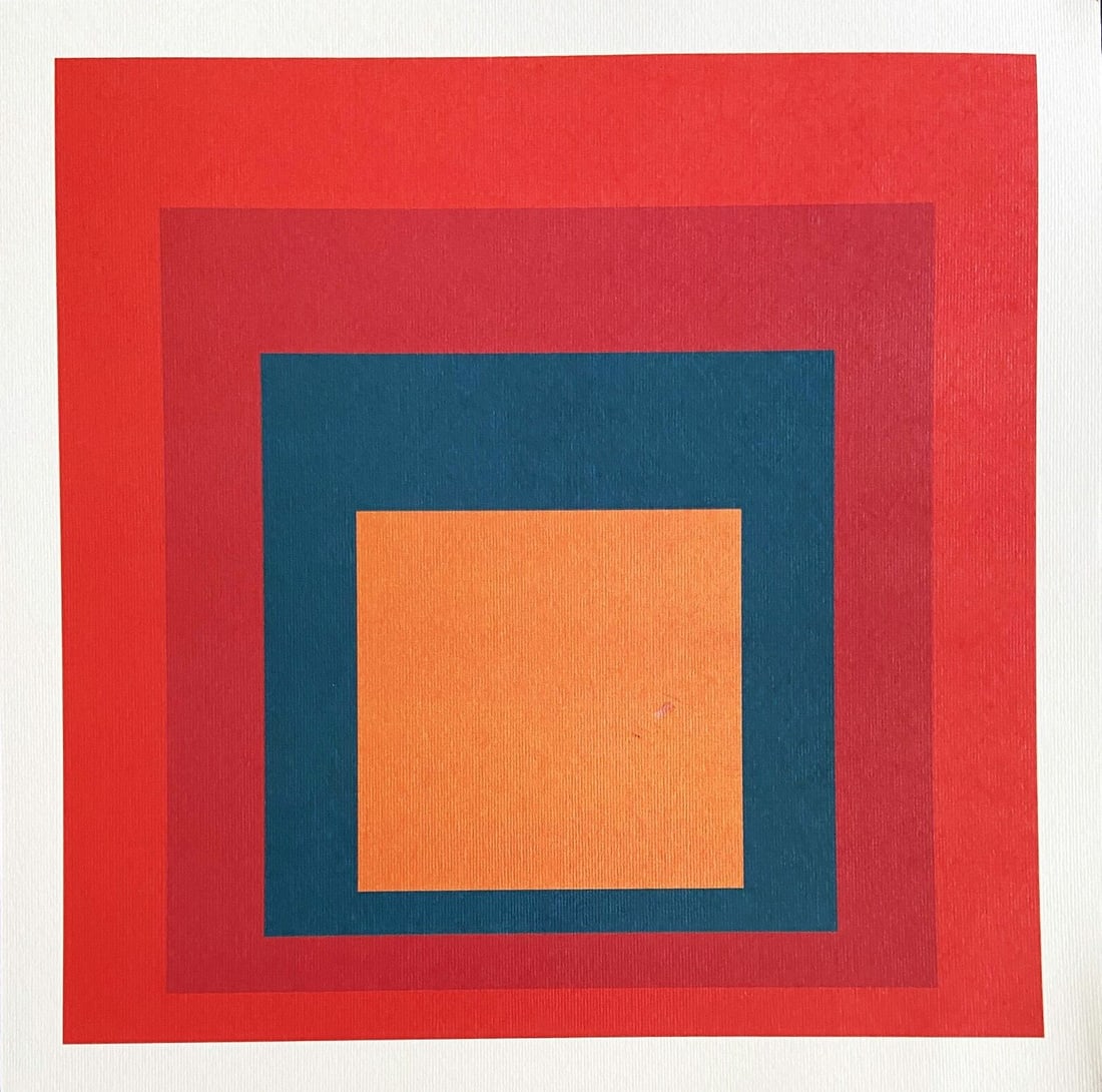 Josef Albers Lithograph Guggenheim Museum Numbered Published: Josef Albers Lithograph Guggenheim Museum Numbered Published Own a rare and iconic piece of modern art with Josef Albers' "Homage to the Square" lithograph, published by the Guggenheim Museum in
