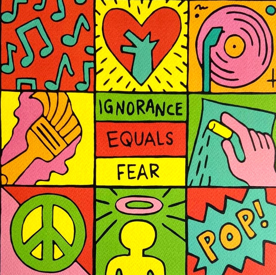 Keith Haring is a Lithograph. - 2