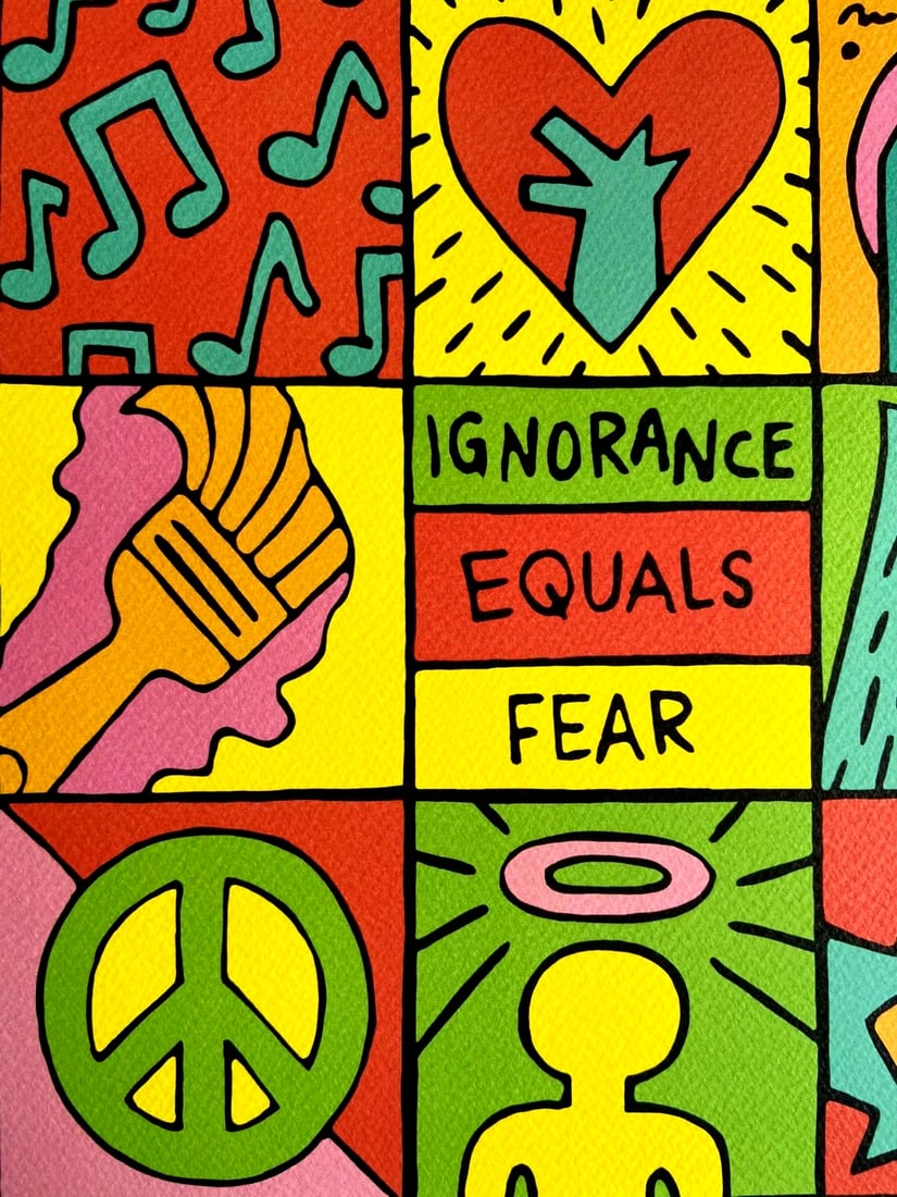 Keith Haring is a Lithograph. - 3