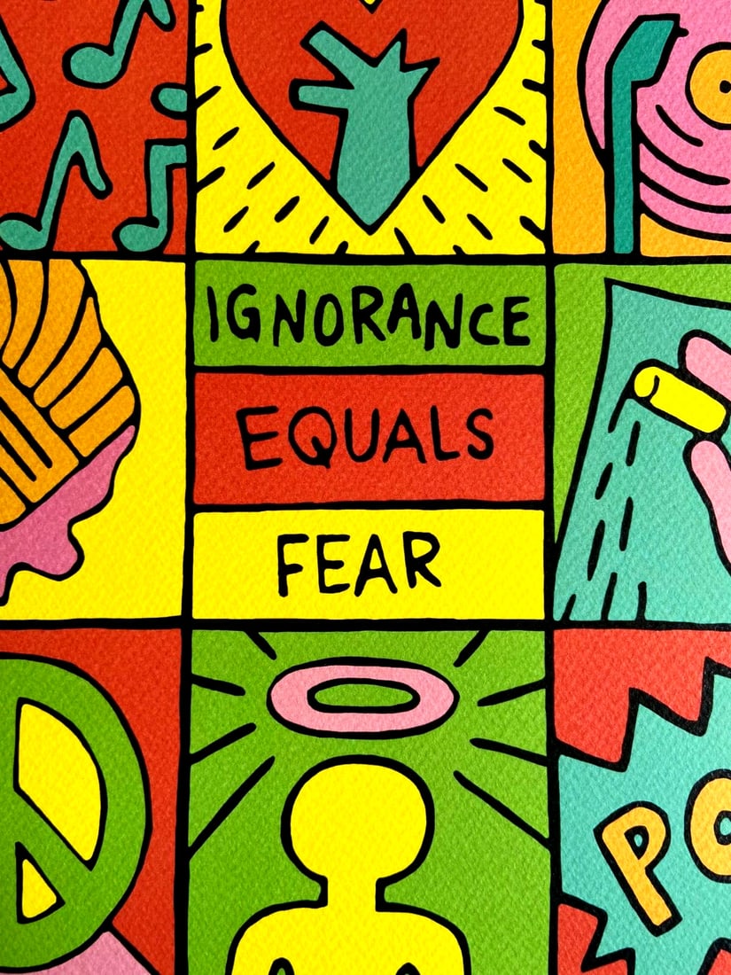 Keith Haring is a Lithograph. - 4