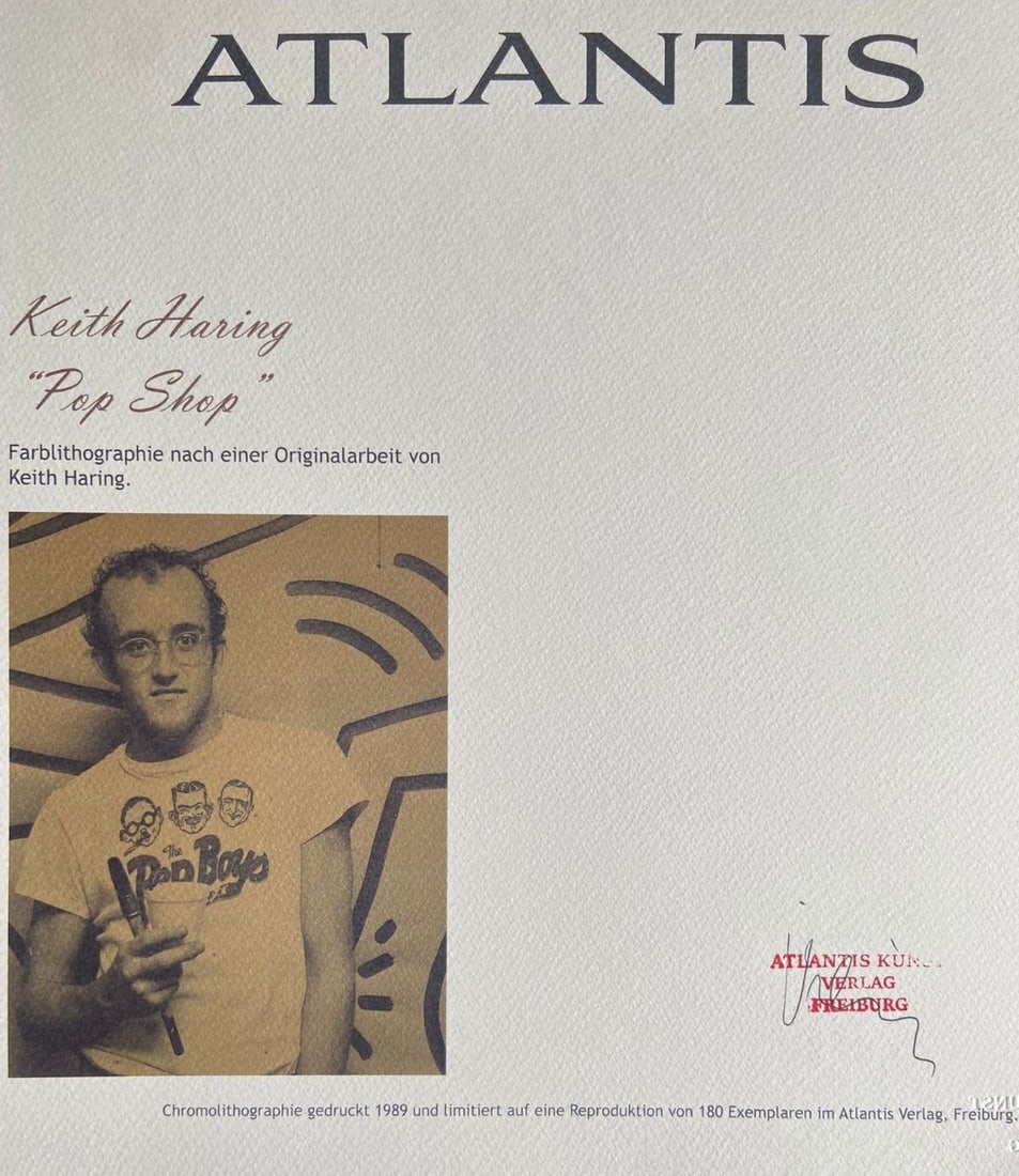Keith Haring is a Lithograph. - 8