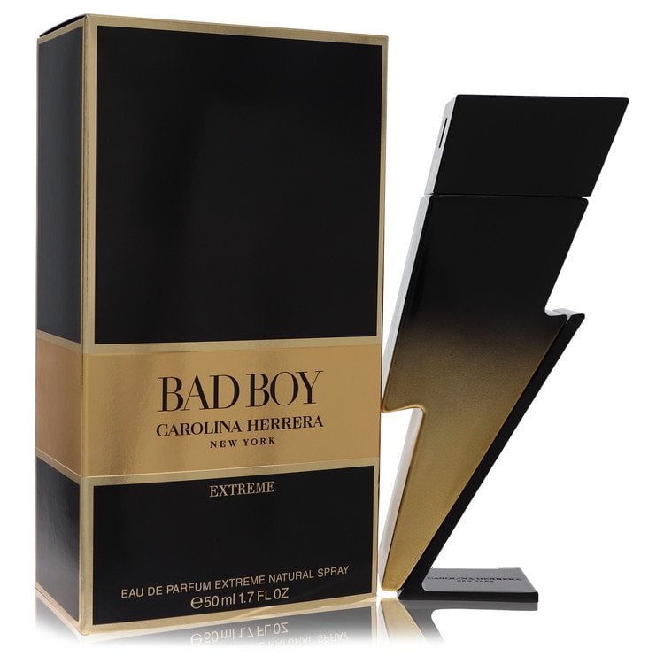 Bad Boy Extreme Cologne By Carolina Herrera Eau De Parfum Spray: Bad Boy Extreme Cologne By Carolina Herrera Eau De Parfum Spray Experience the bold and seductive scent of Bad Boy Extreme Cologne by Carolina Herrera, a rich eau de parfum spray that combines top