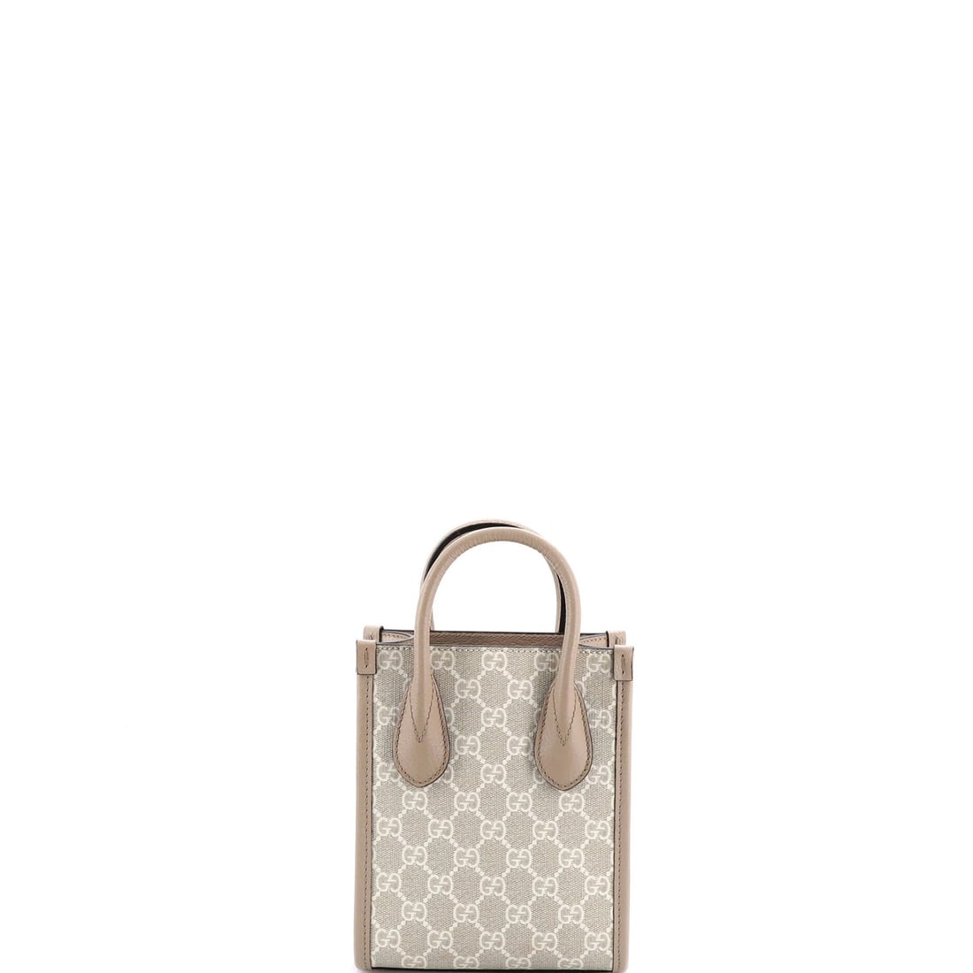 Gucci Coated Canvas Mini GG Patch Interlocking Tote - 3