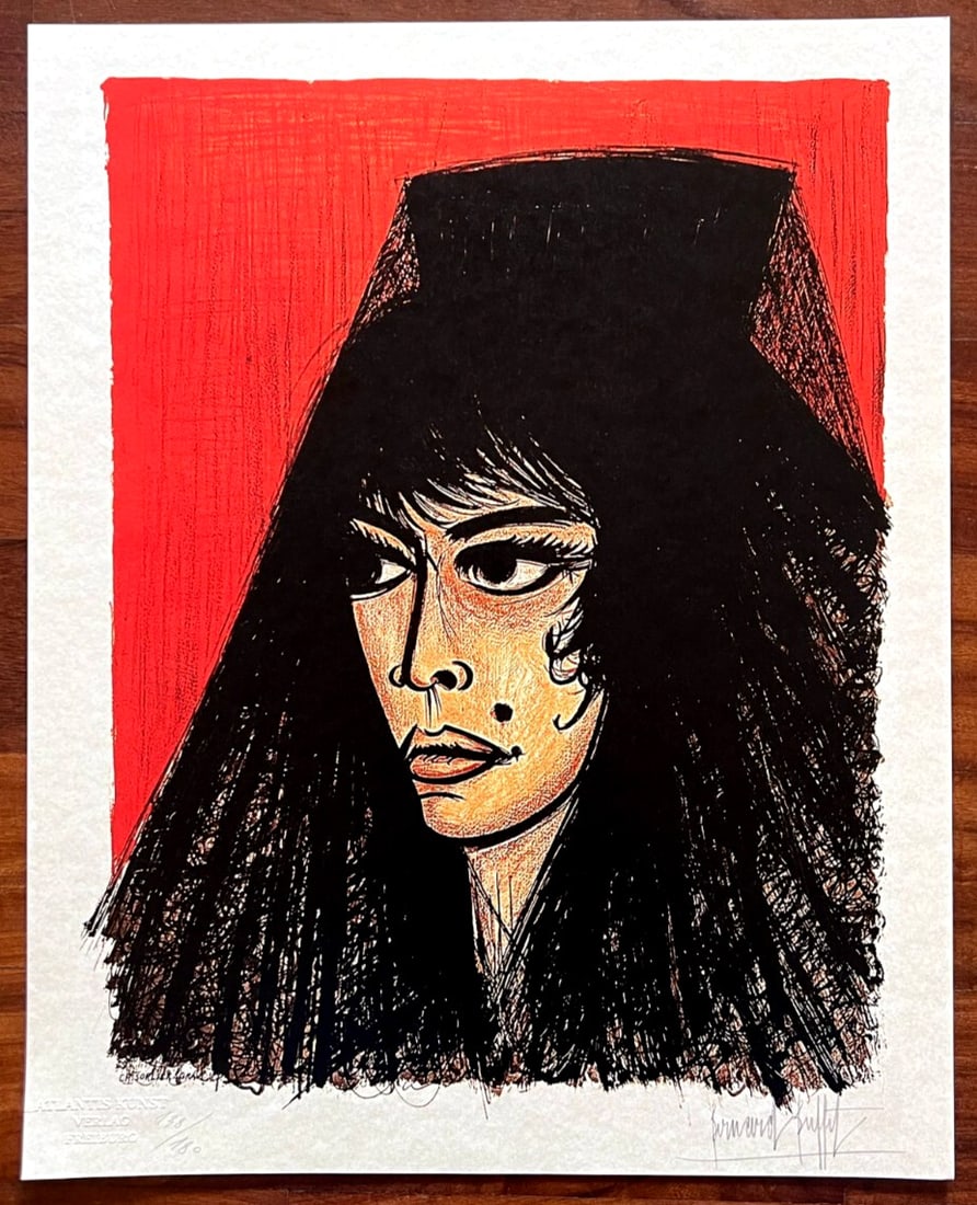 Bernard Buffet lithograph op with numbered - 2