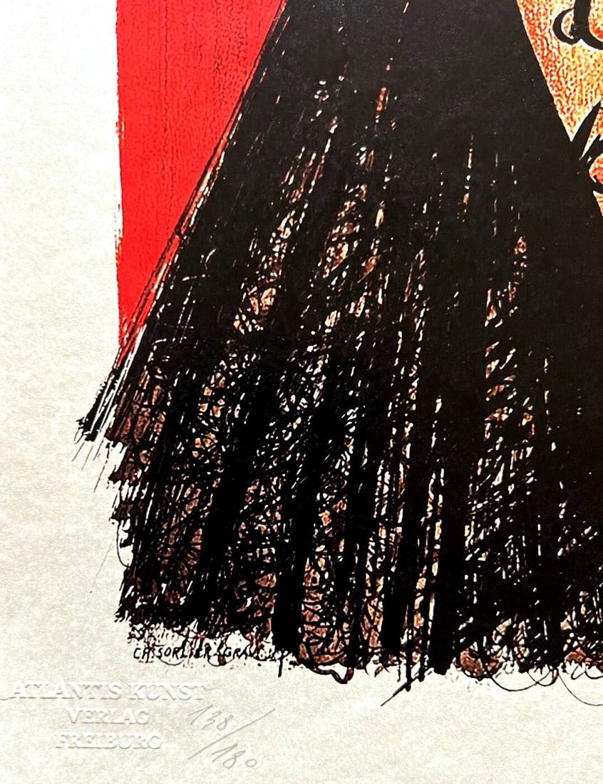 Bernard Buffet lithograph op with numbered - 7