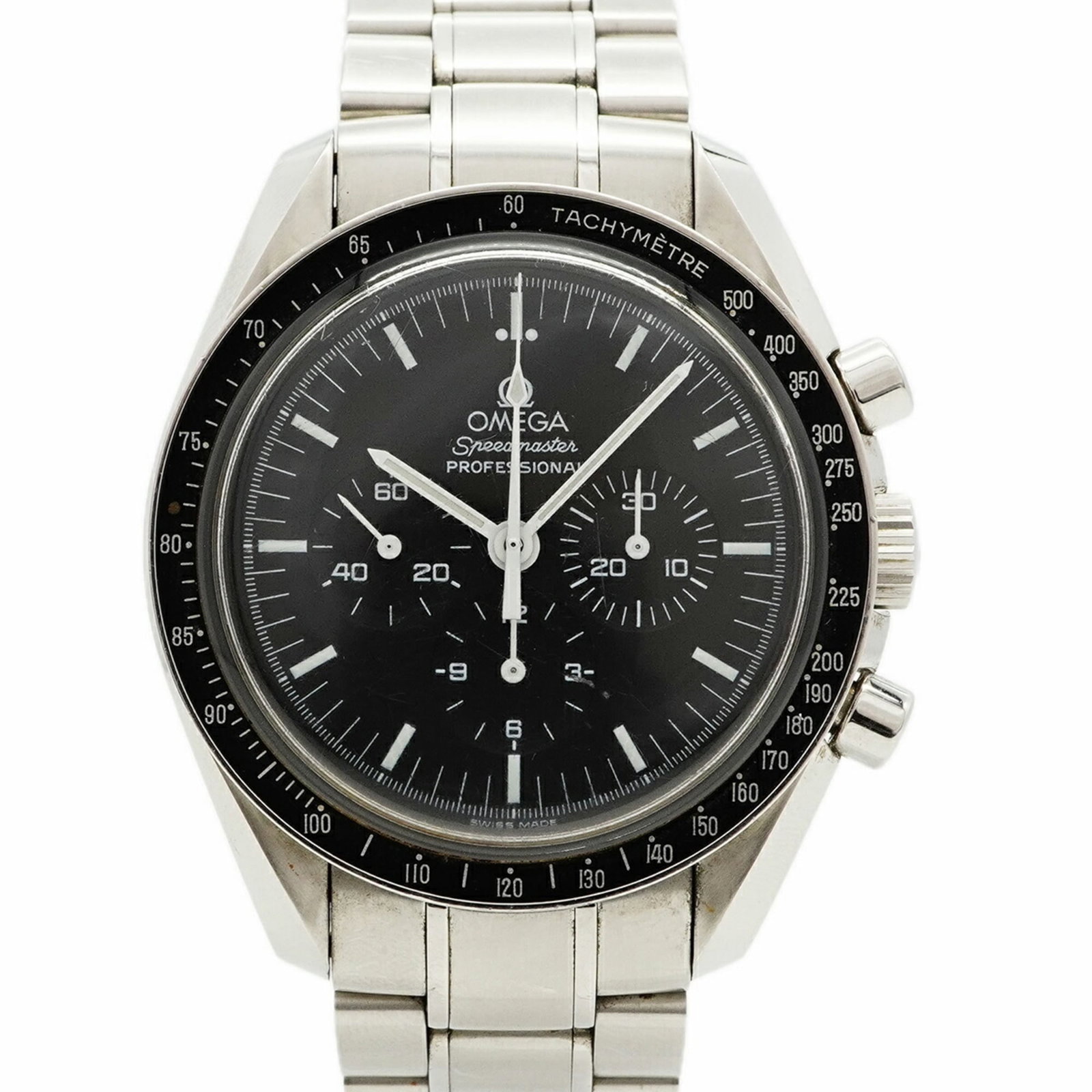 Omega wristwatch: Omega wristwatch A sleek and durable Omega wristwatch, crafted from high-quality stainless steel, boasts a classic black dial and 40.3mm case diameter, perfect for making a statement on any occasion.