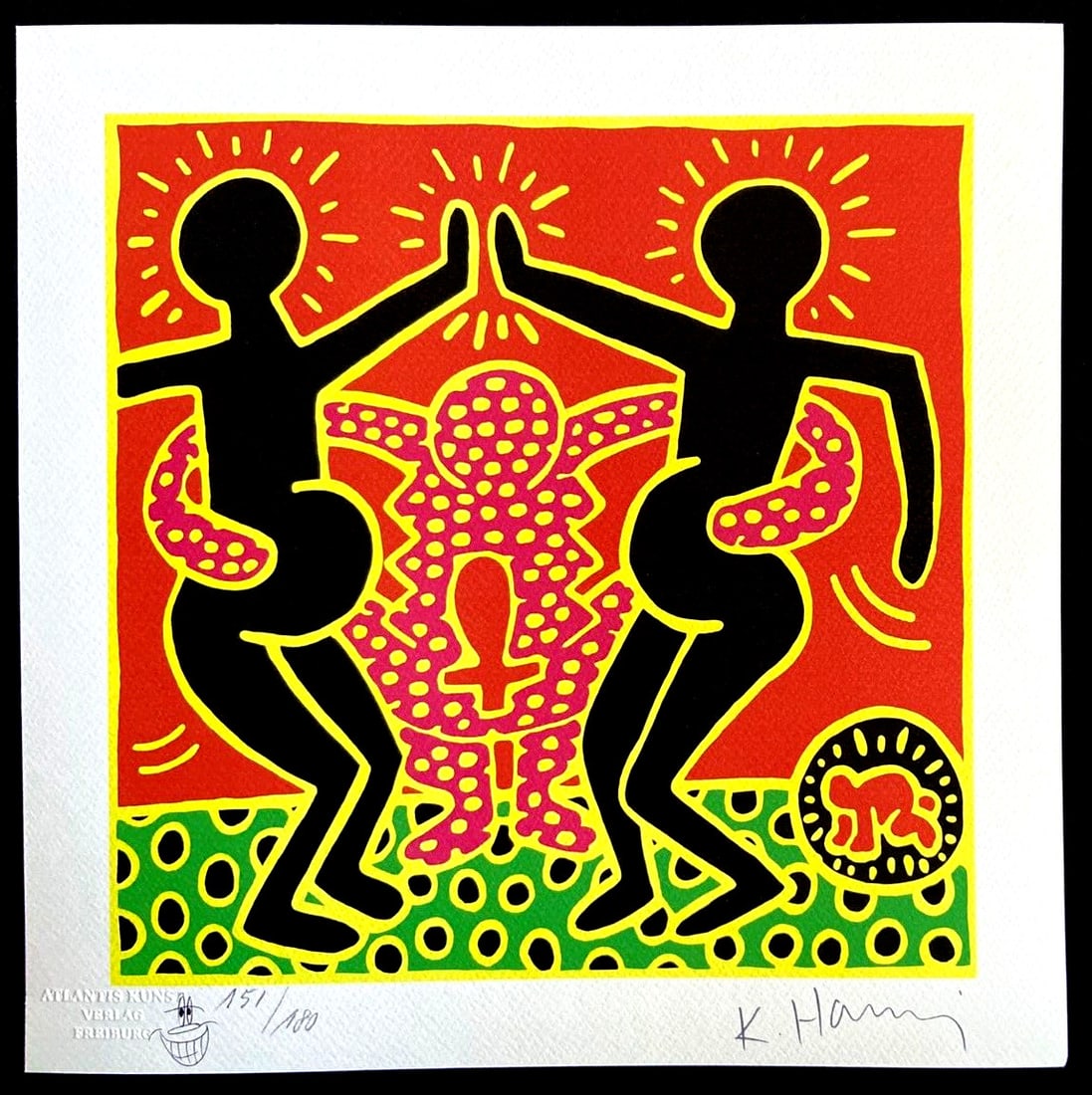 Keith Haring Lithograph Numbered (1 of 9)
