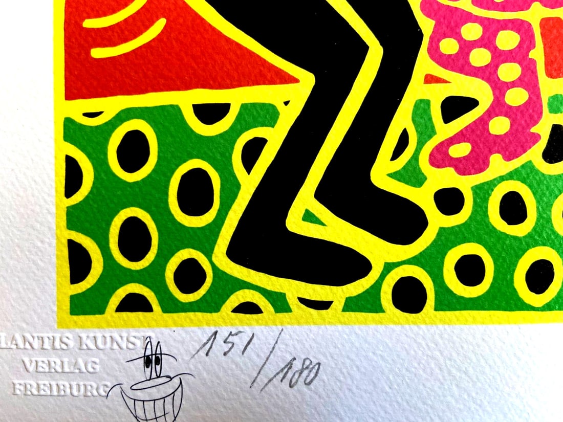 Keith Haring Lithograph Numbered - 4