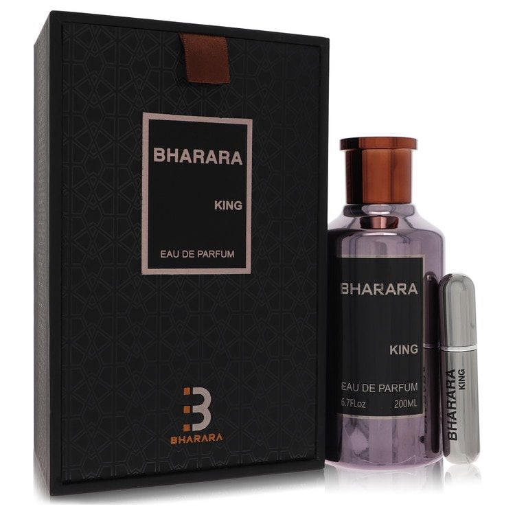 Bharara Beauty King Cologne Eau De Parfum Spray: Bharara Beauty King Cologne Eau De Parfum Spray Experience the invigorating scent of Bharara Beauty King Cologne, a refreshing eau de parfum spray designed specifically for men. With its 6.7 oz size a