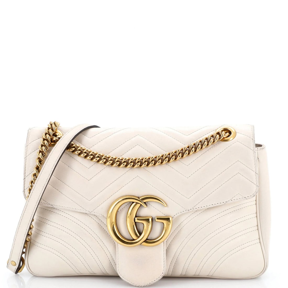 Gucci GG Marmont Flap Bag Matelasse Leather Medium (1 of 8)