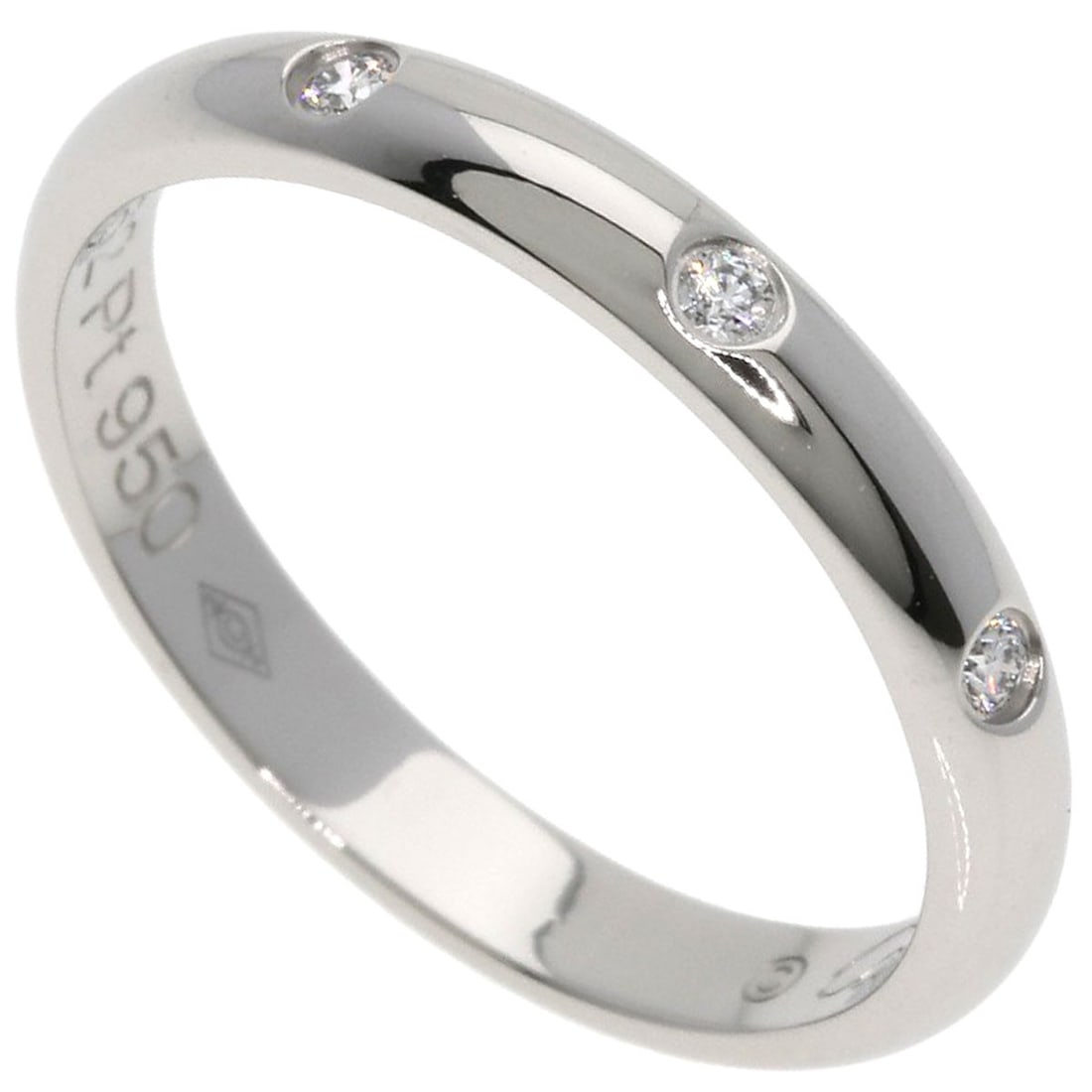 CARTIER Classic Wedding 3P Diamond #48 Ring Platinum PT950: CARTIER Classic Wedding 3P Diamond #48 Ring Platinum PT950 Experience the timeless elegance of Cartier with this stunning 3P Diamond #48 Ring, crafted from platinum and adorned with a majestic diamond