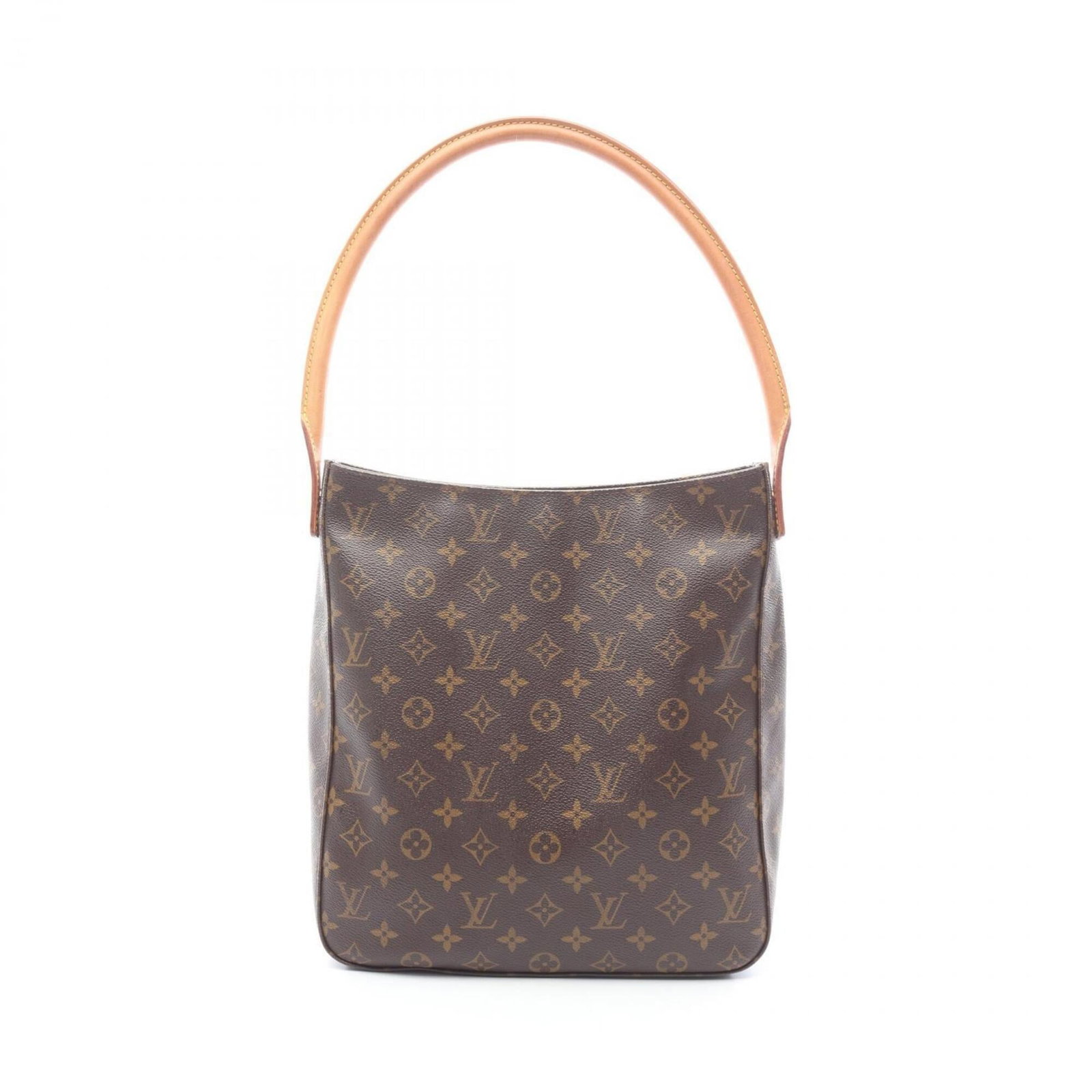 Leather Louis Vuitton Coated Canvas Shoulder Bag (1 of 15)