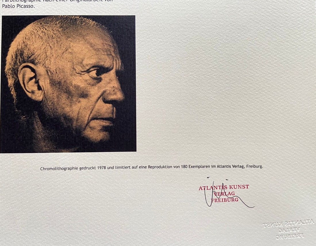 Pablo Picasso numbered lithograph - 11