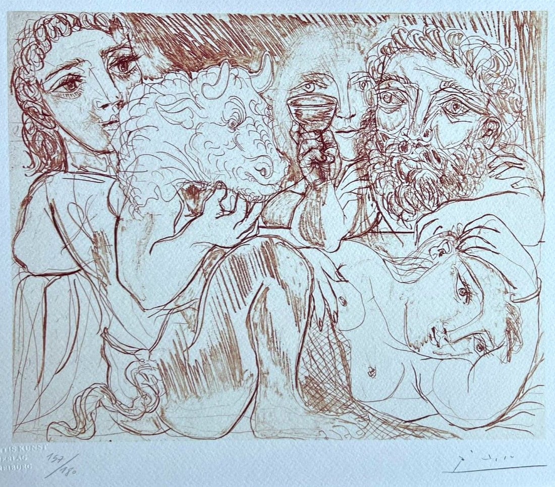Pablo Picasso is a numbered limited edition lithograph.: Pablo Picasso is a numbered limited edition lithograph. A rare opportunity to own a piece of art history, this limited edition lithograph by Pablo Picasso is a stunning example of the artist's unique