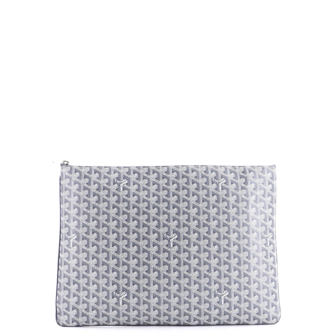 Goyard Senat Zip Coated Canvas Pouch: Goyard Senat Zip Coated Canvas Pouch The Goyard Senat Zip Coated Canvas Pouch is a timeless and sophisticated accessory, boasting a durable canvas exterior with a stylish zip closure and a vibrant