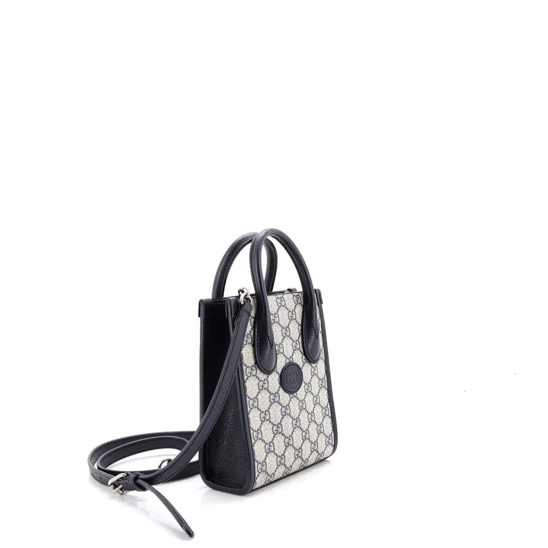 Gucci Coated Canvas Mini GG Patch Interlocking Tote - 2